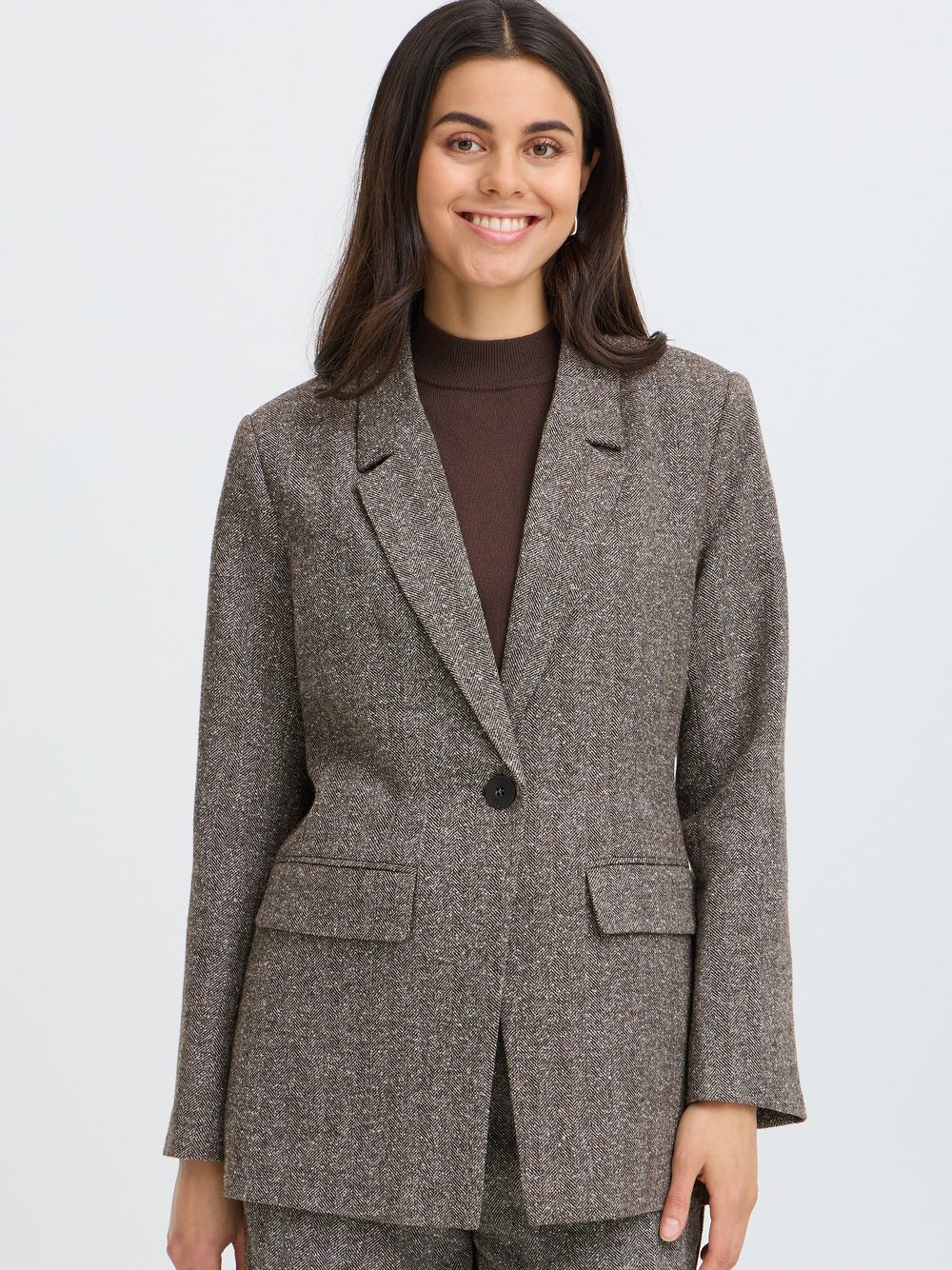 Fransa Damen Marron Blazer Vea - Bild 3