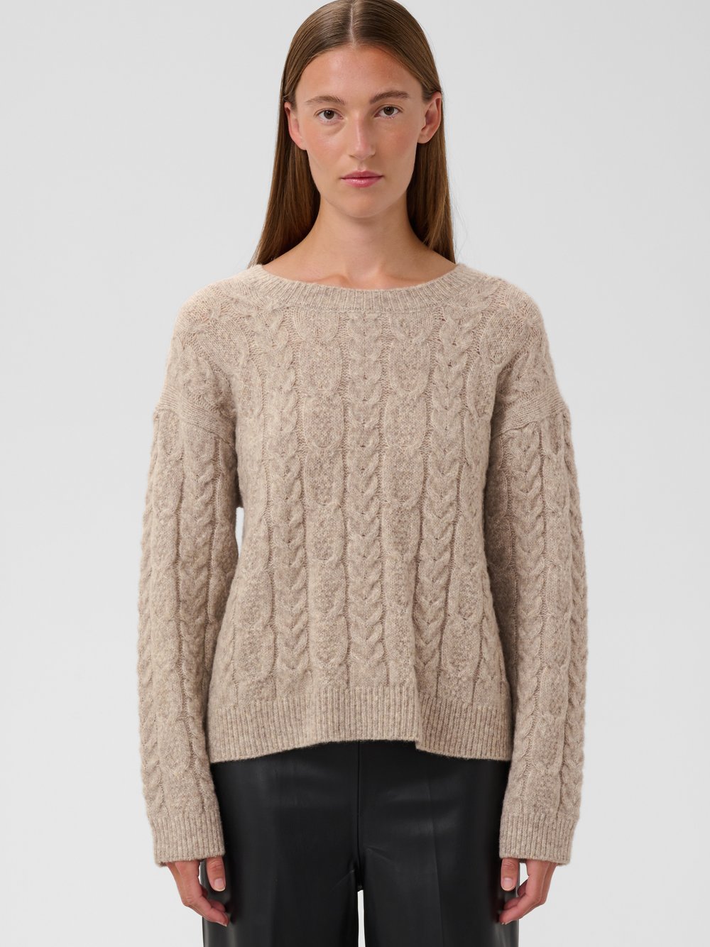 Soaked In Luxury , Damen, Strickwaren, Beige, M - Bild 3