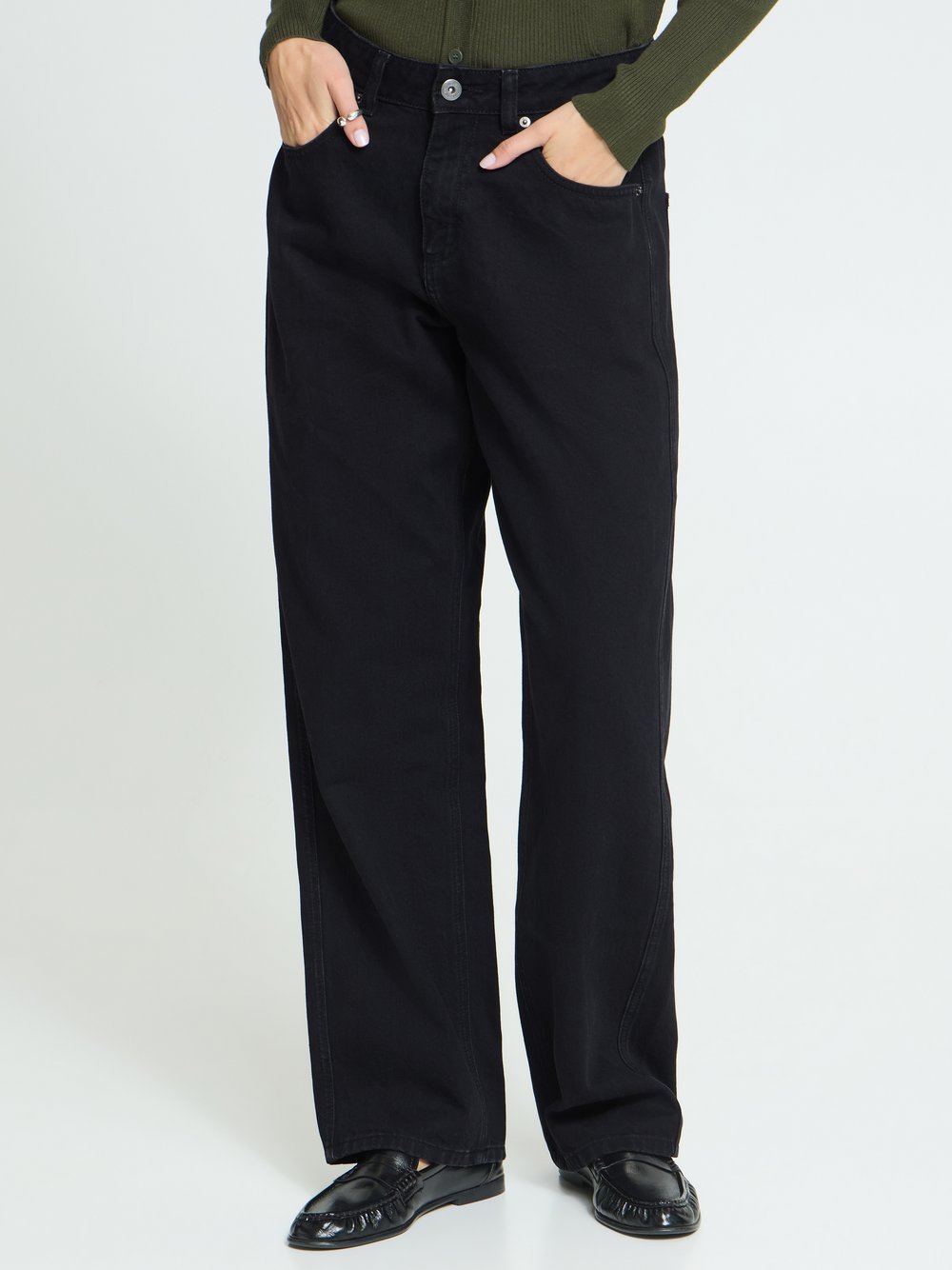 Ichi, Damen, Jeans, Julia, Schwarz, (32) - Bild 3