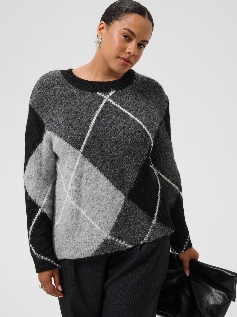 Kaffe Curve Damen Gris Pullover Kit - Bild 3