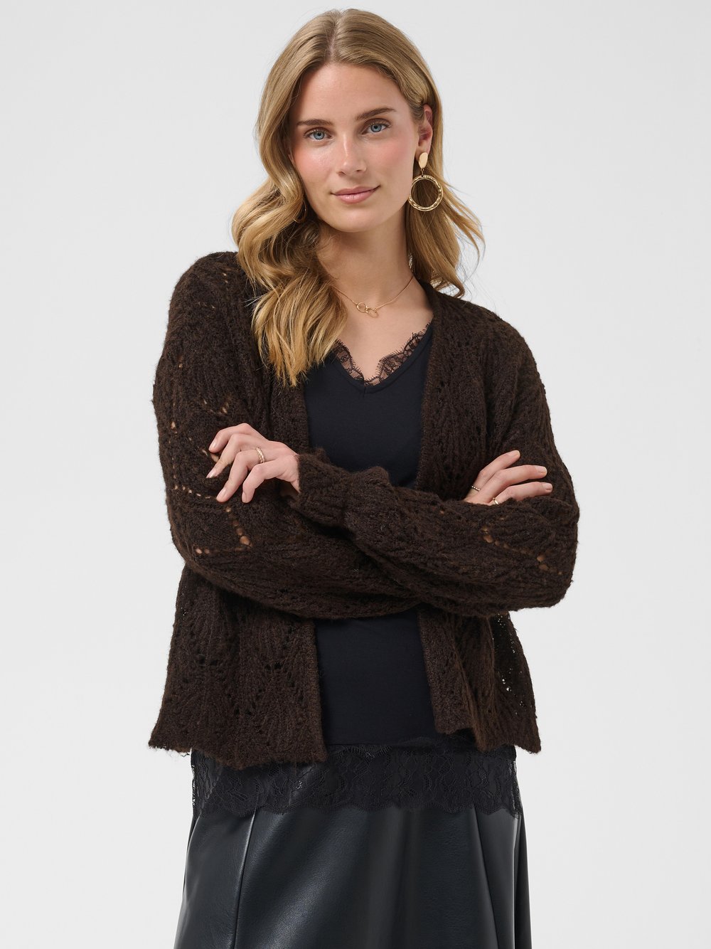 Cream - Strickware - Knitwear - Damen - Braun - 2XL - Bild 3