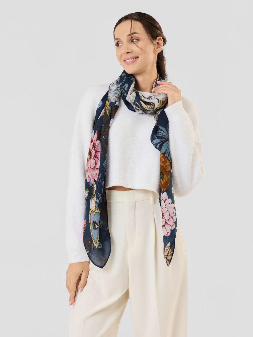 Codello Schal Damen blau, ONE SIZE