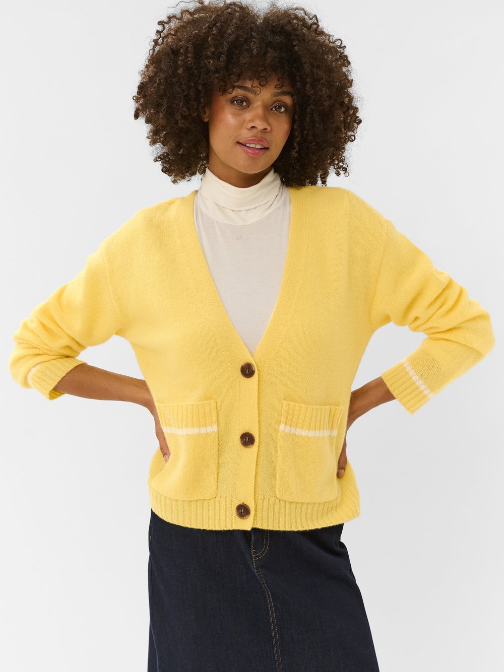 Culture Damen Jaune Strickjacke, Nova Katrina - Bild 3