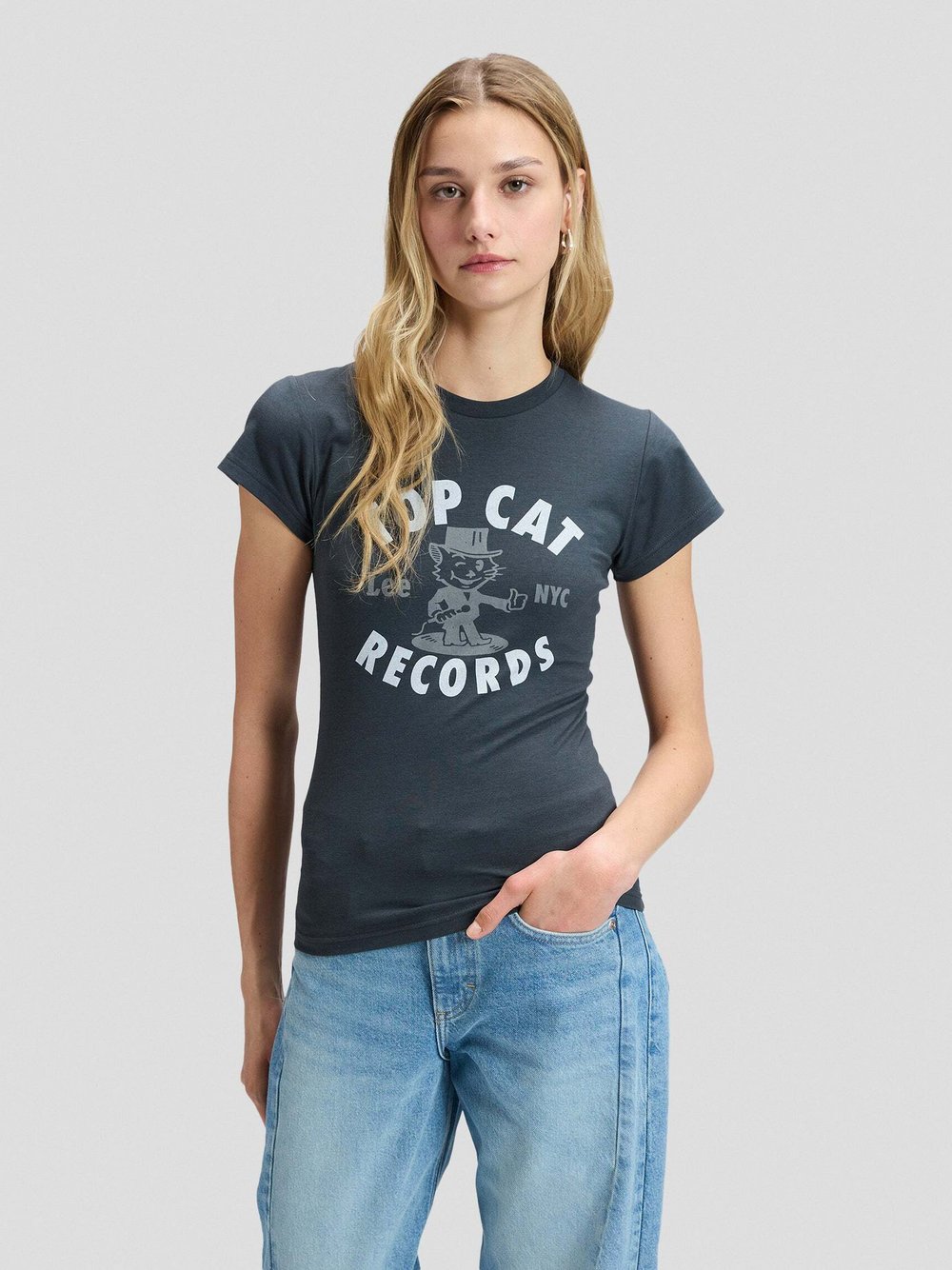 Lee Damen Noir T-Shirt Perfect - Bild 3