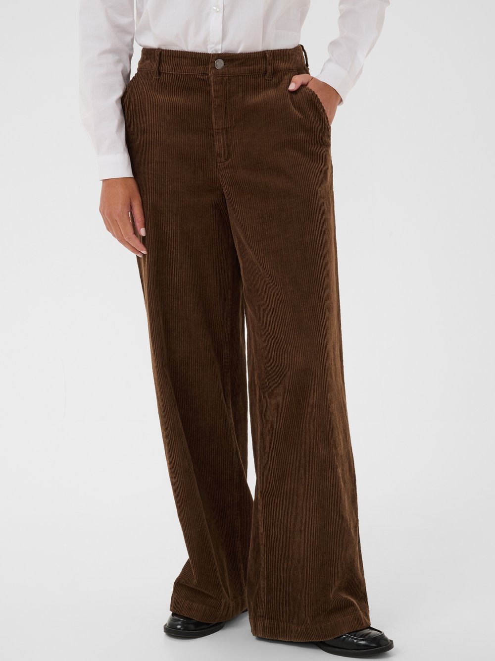 Kaffe , Damen, Hosen, Braun, Xl - Bild 4