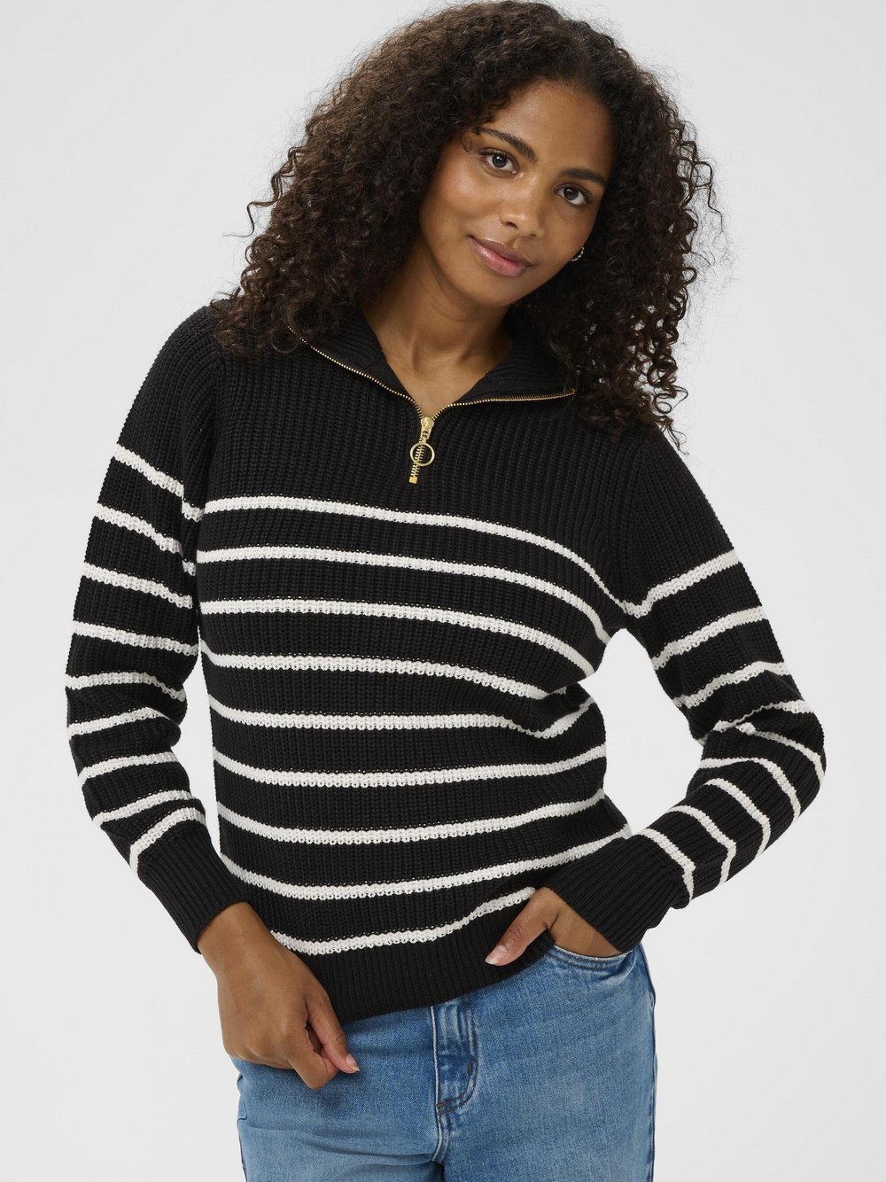 Kaffe Damen Noir Pullover Kalioa - Bild 3