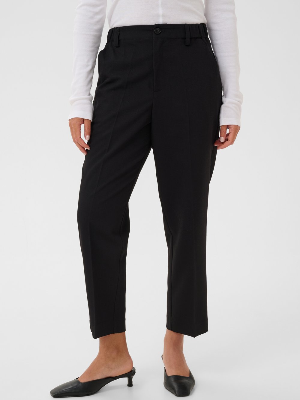 Kaffe Damen Schwarz Deep Marlene-Hose "Damen Hose Kasakura" erhältlich in Größe von Baur - Bild 5