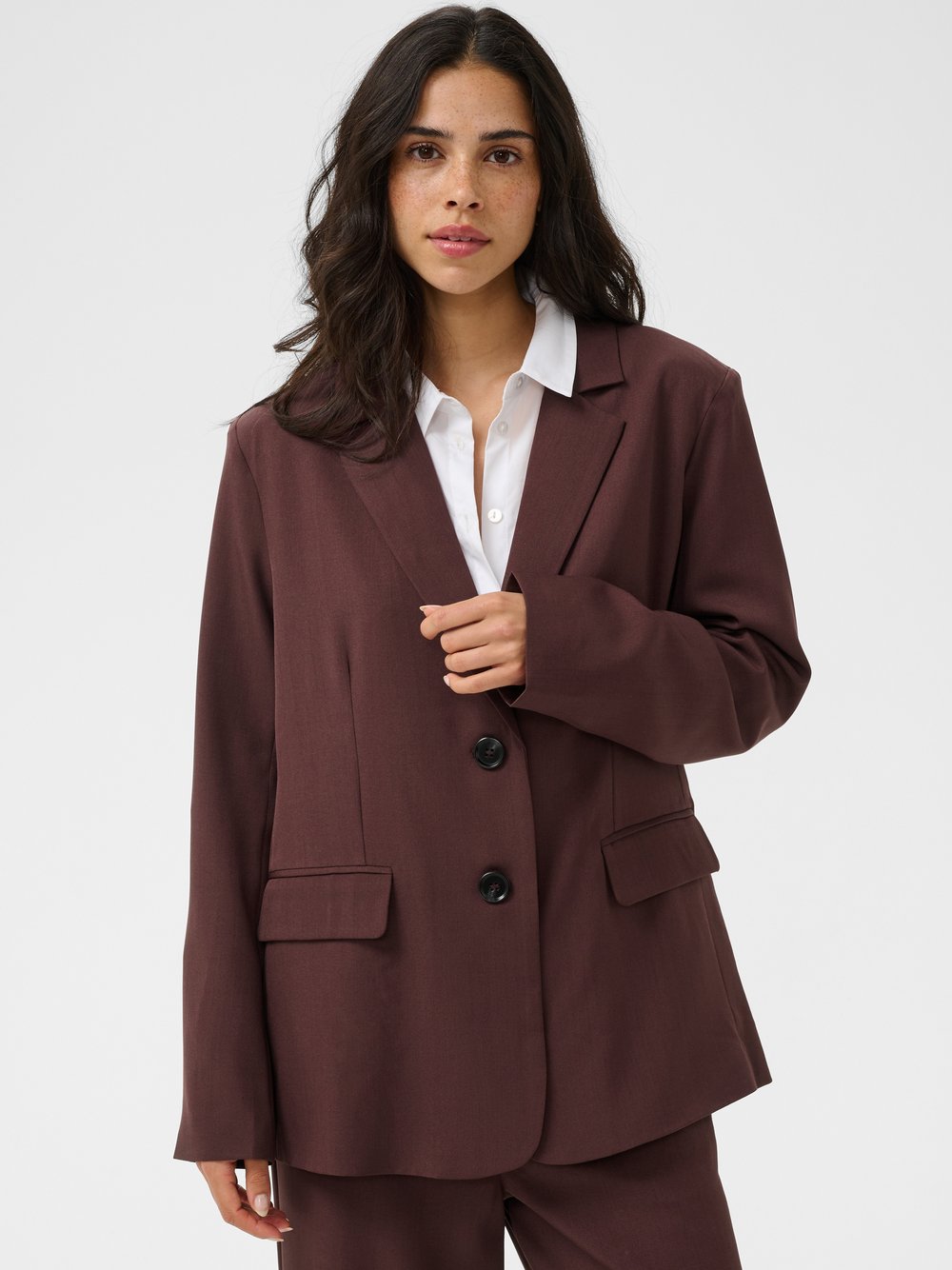 Kaffe - Blazer - Jackets - Damen - Braun - 2XL - Bild 3