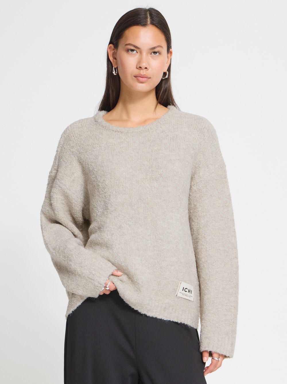 Ichi Damen Blanc Pullover Sarisa - Bild 3