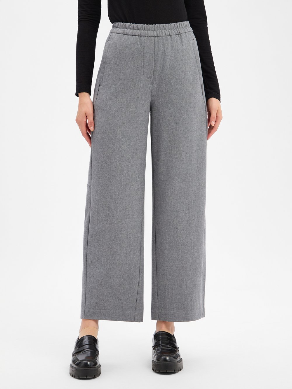 VAN GRAAF Opus Damen Hellgrau Schlupfhose Grau, Größe 40