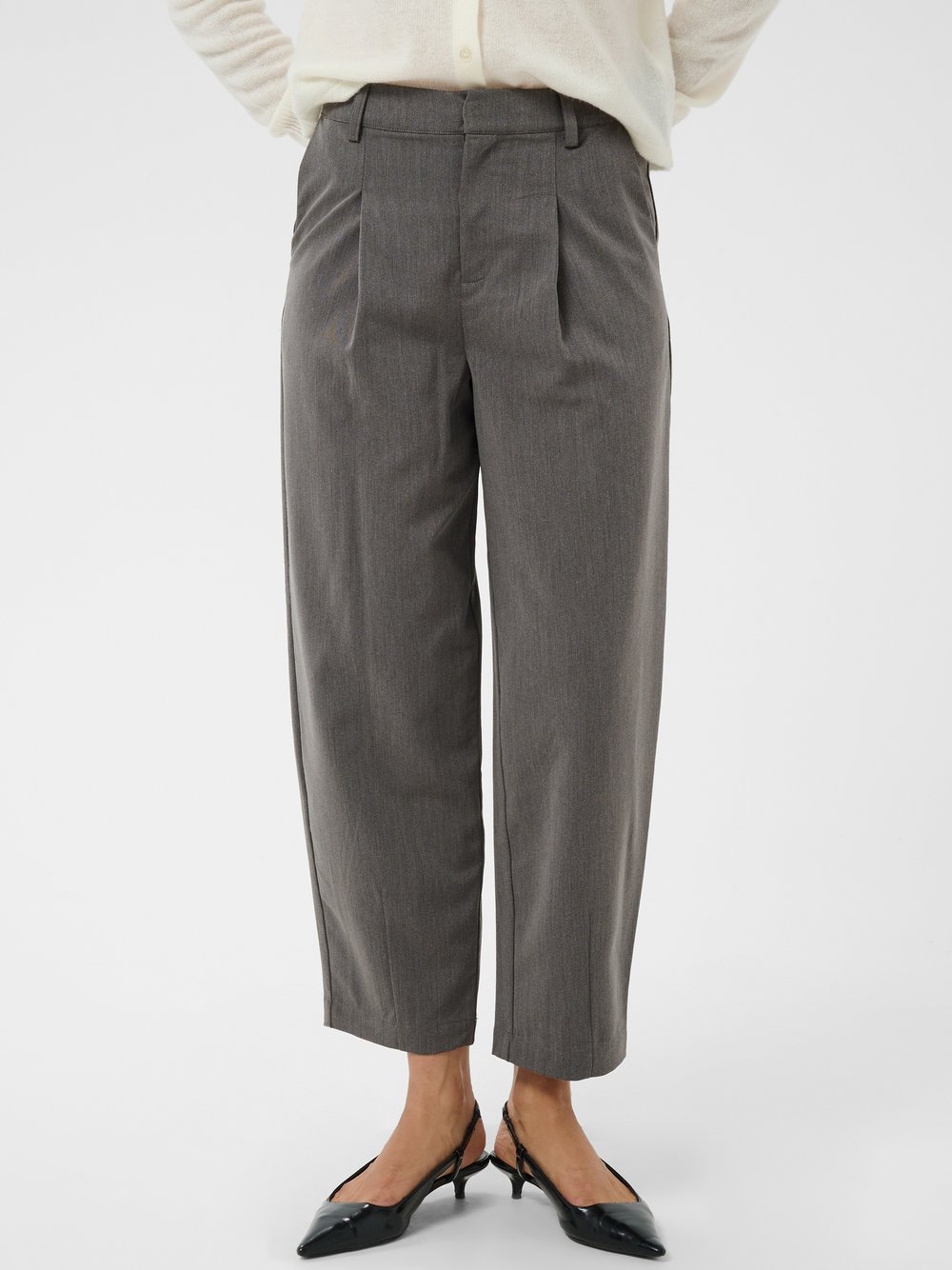 Kaffe, Damen, Hosen, Sakura Cropped, Grau, (40) - Bild 5