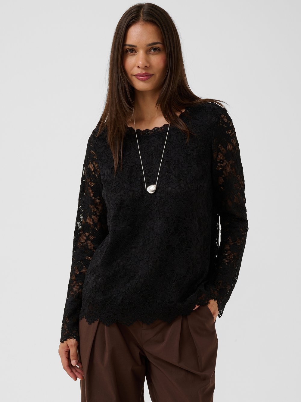 Culture Damen Schwarz Langarmbluse "Damen Bluse Langarm Culynn" erhältlich in Größe L/M/S/XL/XS von Baur - Bild 3