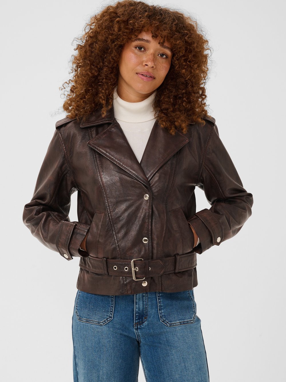 Kaffe - Jacken - Jackets - Damen - Braun - Xs - Bild 5