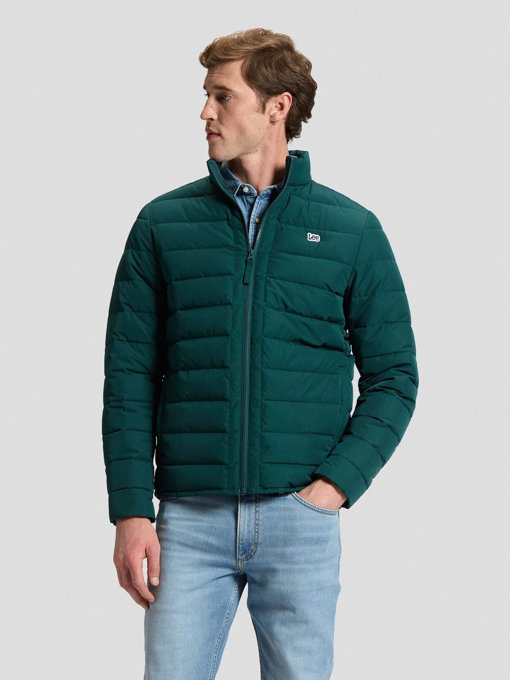 Lee Regular Stand Collar Puffer Jacket Ponderosa Pine Größe S - Bild 2