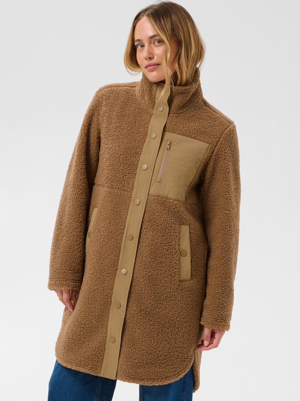 VAN GRAAF Kaffe Damen Camel Jacke Kagunilla Braun, Xxl