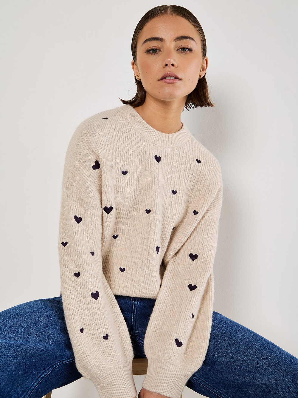 VAN GRAAF Apricot Damen Beige Pullover Größe 34