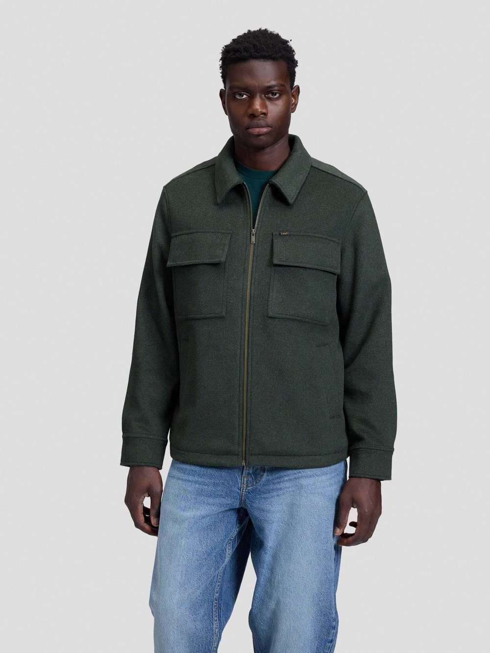 Lee Relaxed Utility Wool Jacket Deep Depths Größe M - Bild 2