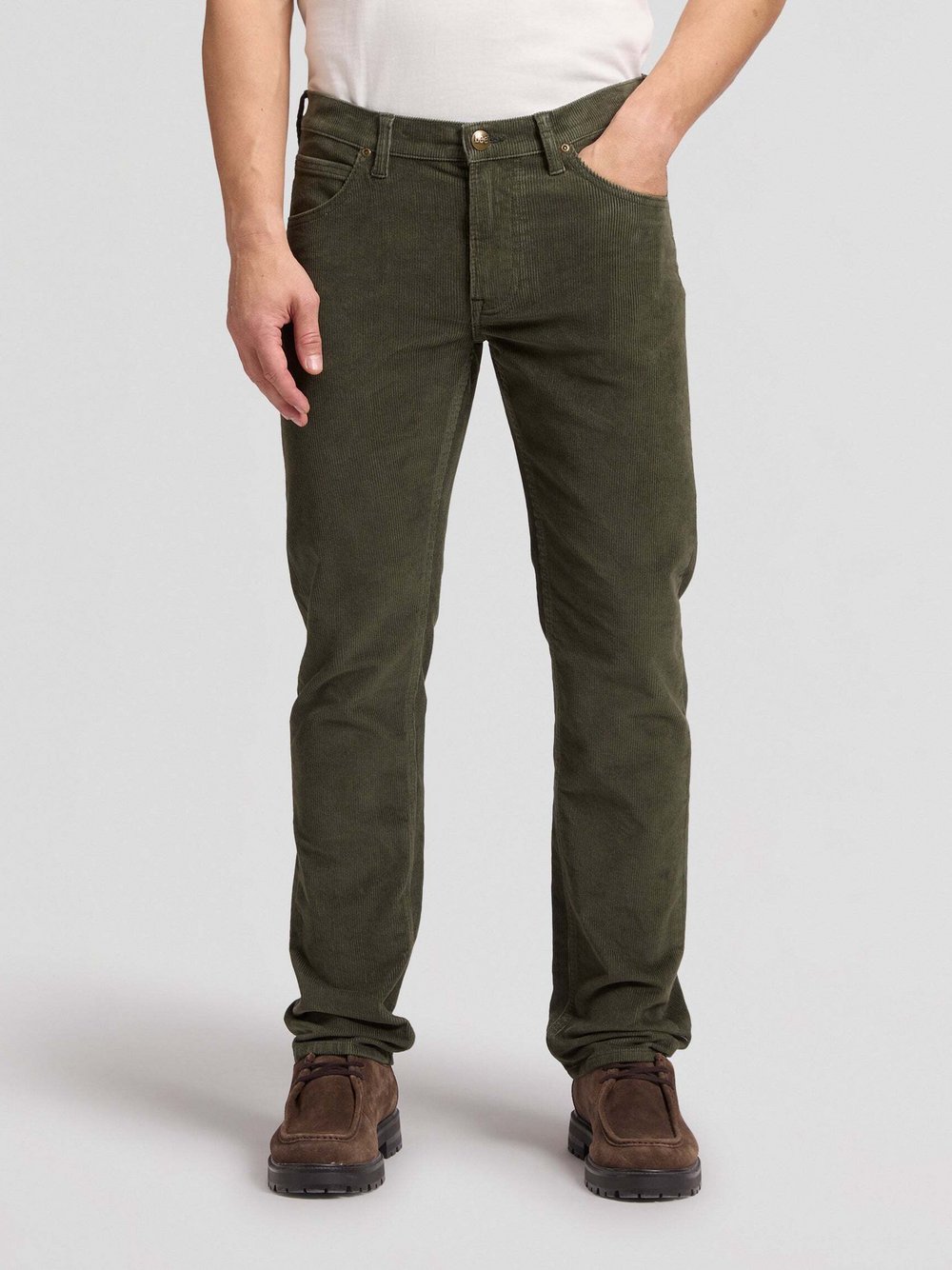 Lee Daren Regular Straight Corduroy Trousers Deep Depths Größe 33x32 - Bild 3