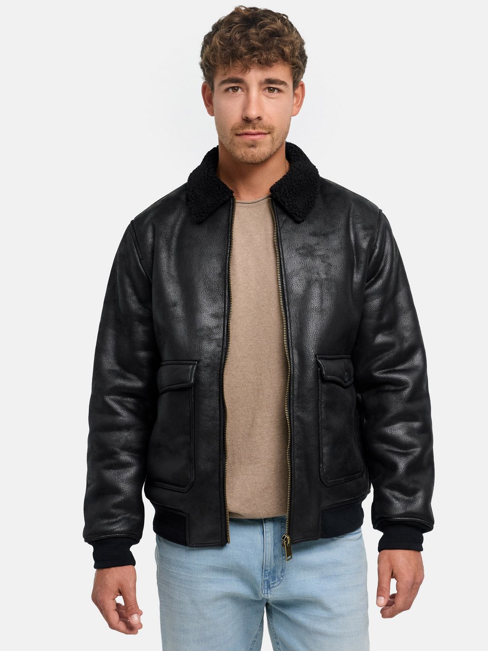 VAN GRAAF Indicode Herren Schwarz Übergangsjacke Xxxl