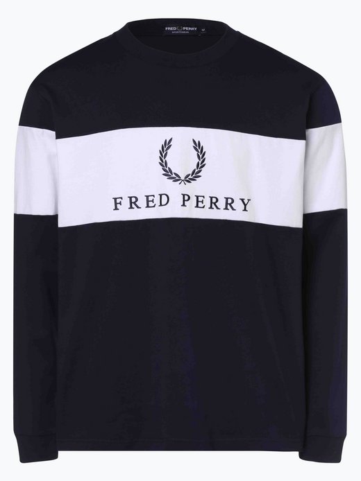 Fred Perry Andere materialien sweater in Weiß für Herren Herren Bekleidung Pullover und Strickware Rundhals Pullover 