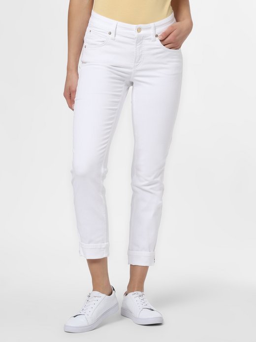 Cambio Denim Pina Jeans in Weiß Damen Bekleidung Jeans Jeans mit gerader Passform 