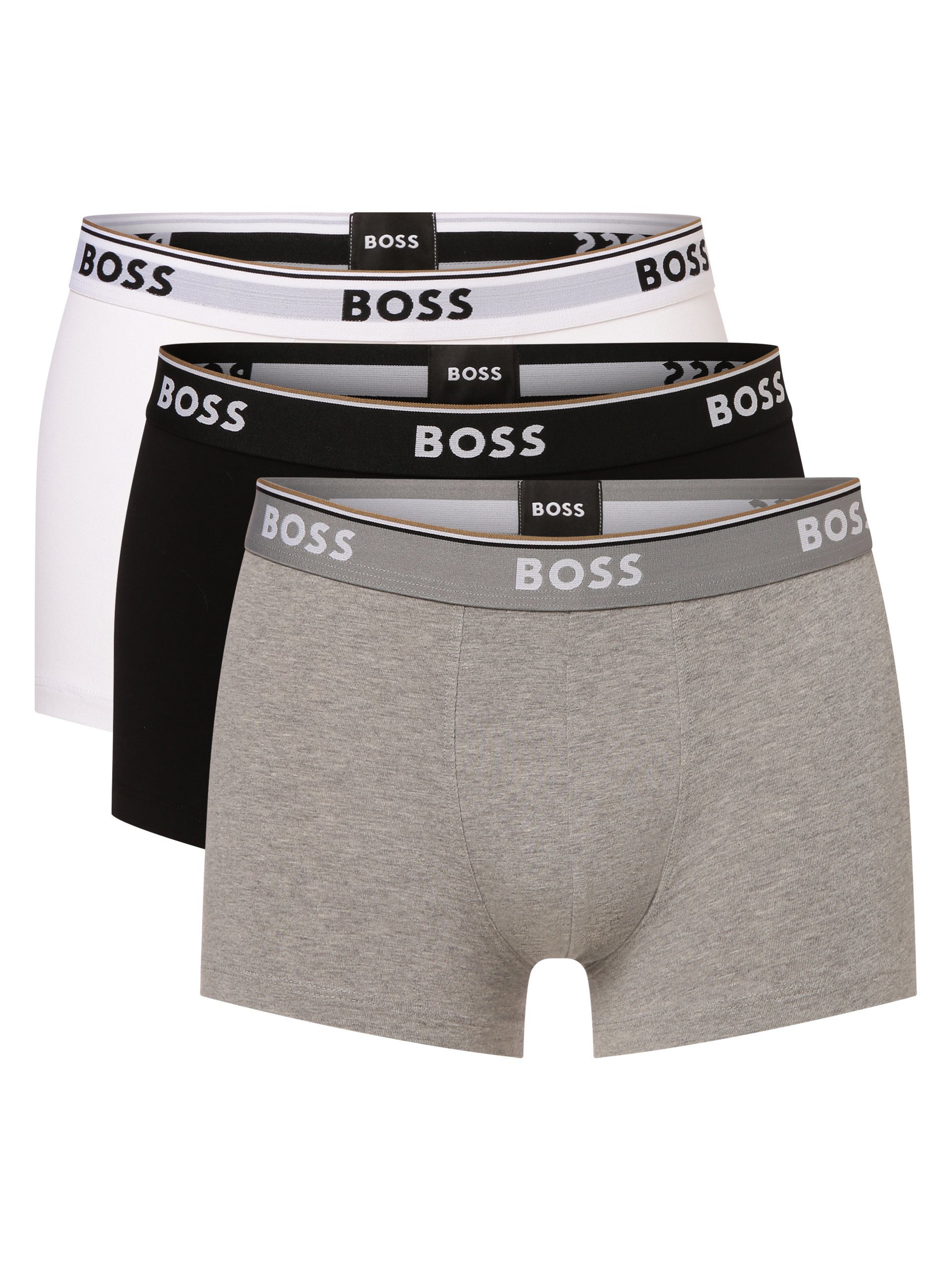 BOSS Obcisłe bokserki pakowane po 3 szt. Mężczyźni Bawełna szary|czarny|biały|wielokolorowy