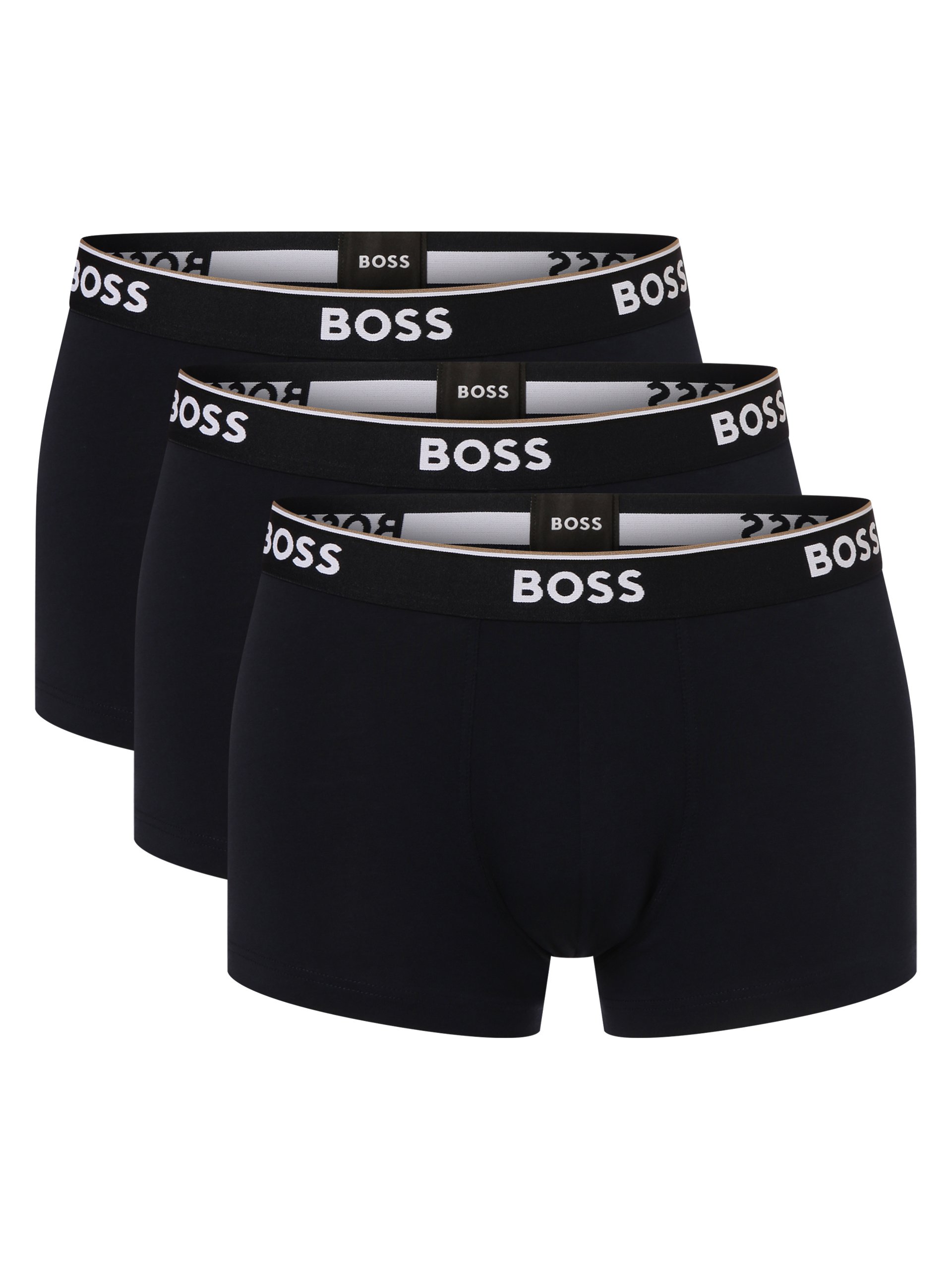 BOSS Obcisłe bokserki pakowane po 3 szt. Mężczyźni Bawełna niebieski