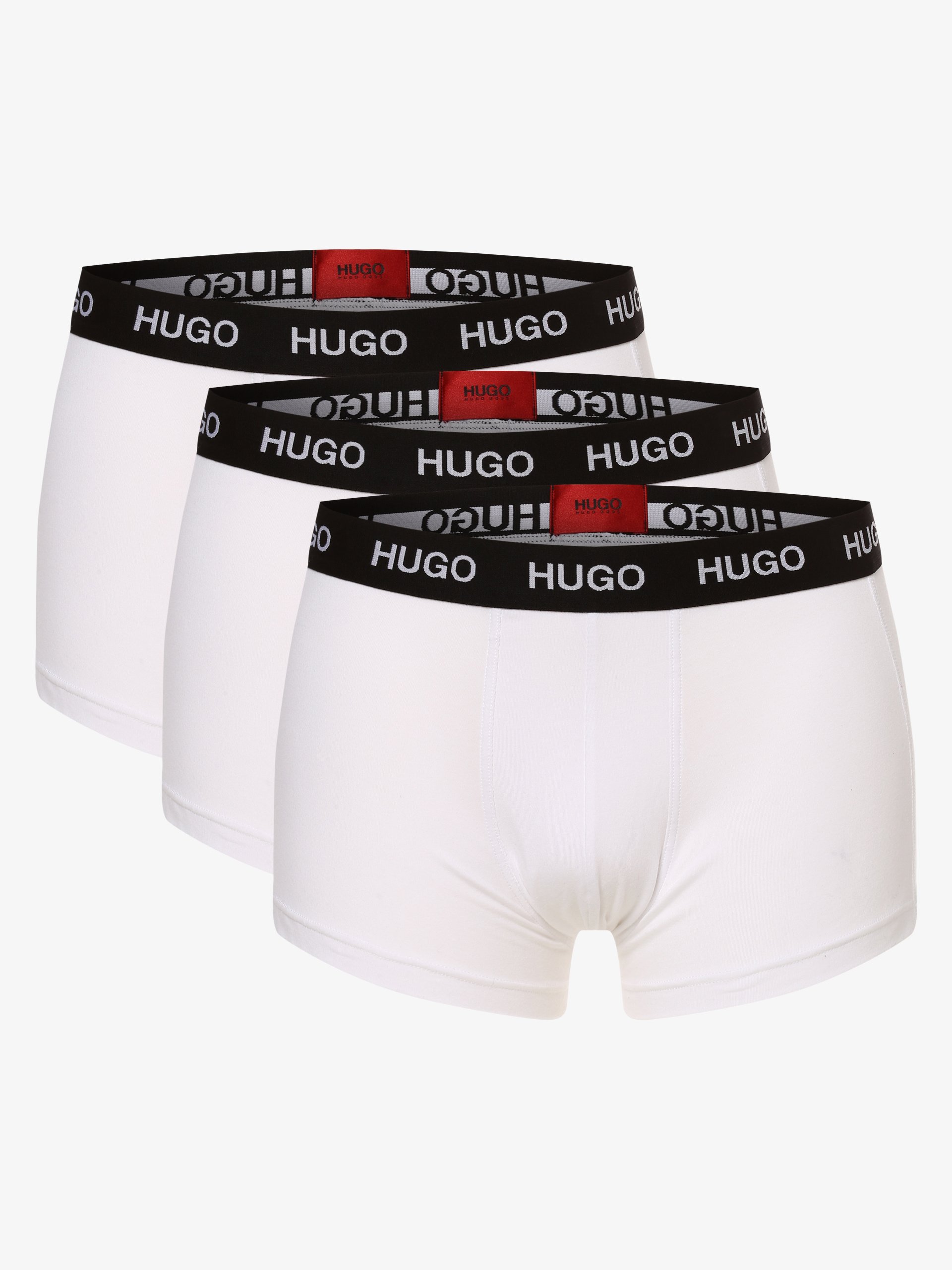 HUGO Obcisłe bokserki pakowane po 3 szt. Mężczyźni Bawełna biały