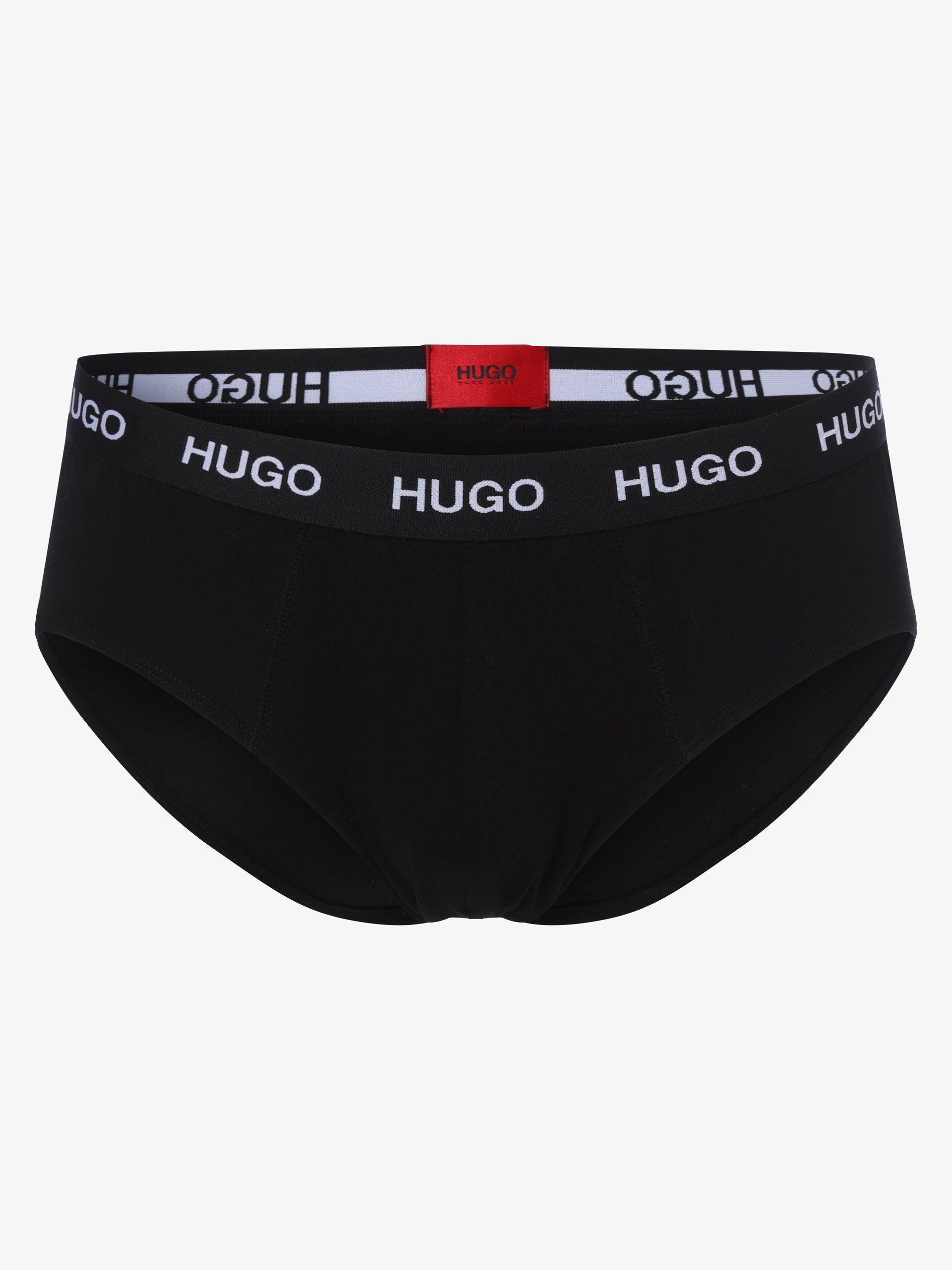 HUGO Slipy pakowane po 3 szt. Mężczyźni Bawełna czarny