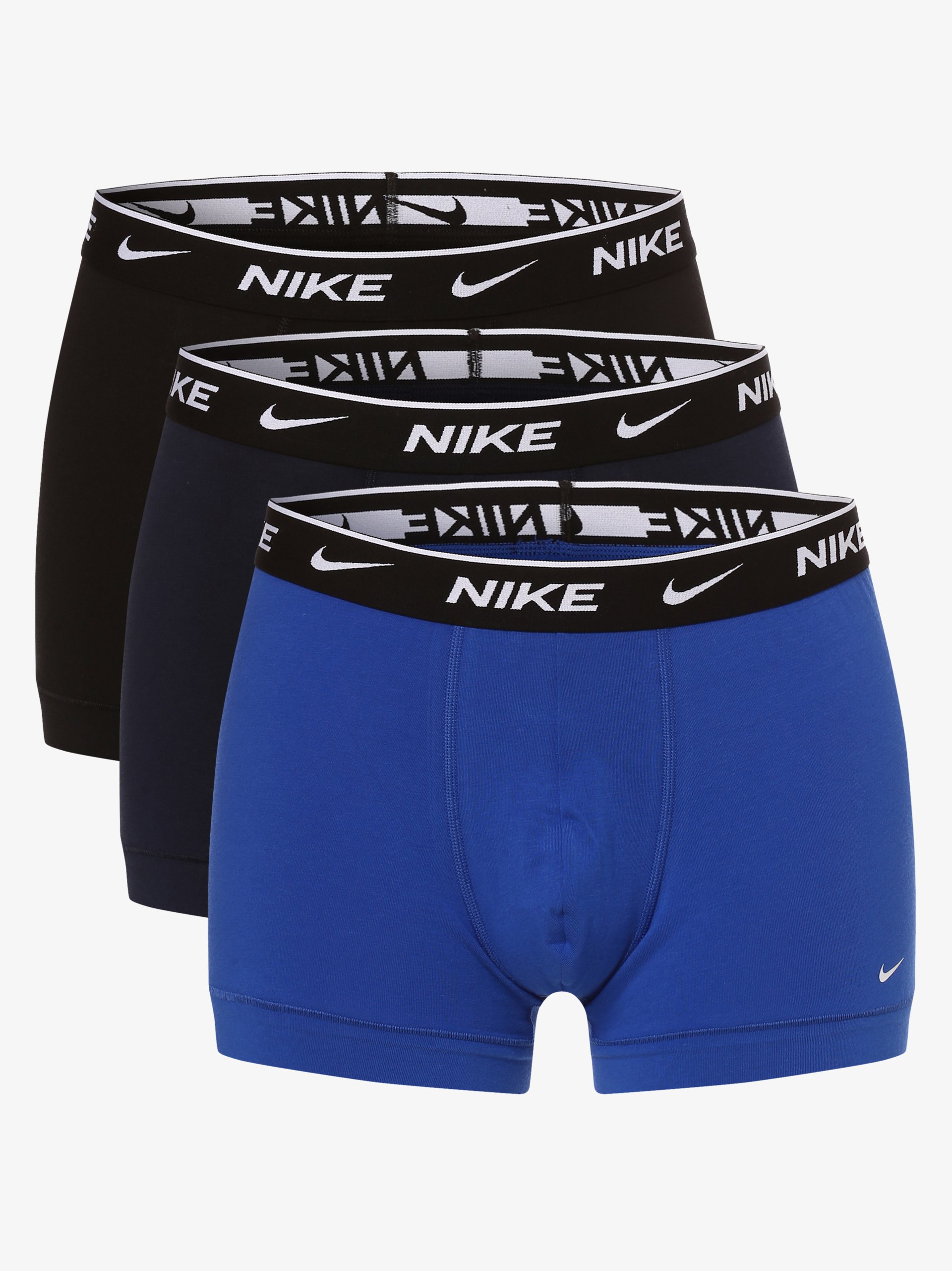 Nike Obcisłe bokserki pakowane po 3 szt. Mężczyźni Bawełna niebieski|czarny|wielokolorowy