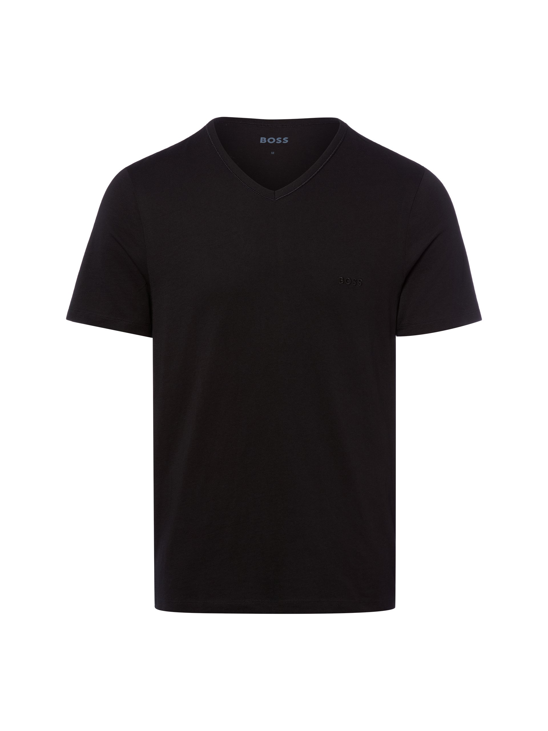 BOSS T-shirty pakowane po 3 szt. Mężczyźni Dżersej czarny