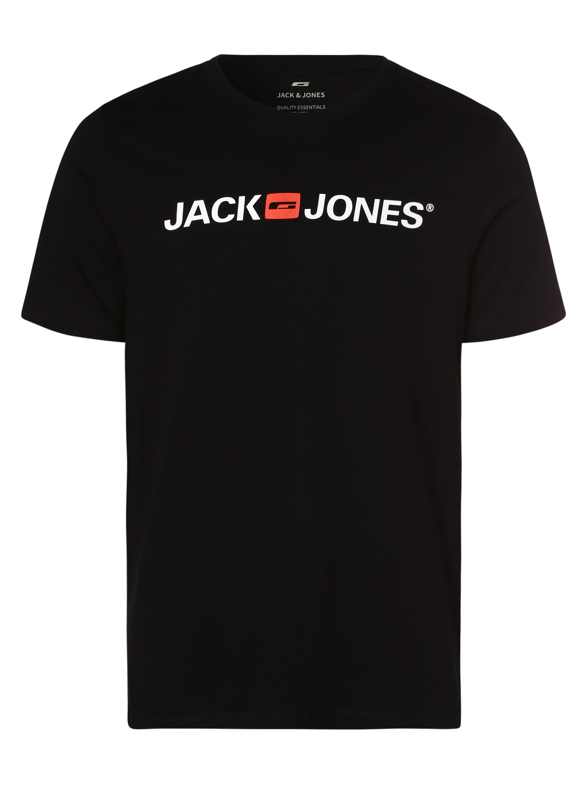 Jack & Jones T-shirt Mężczyźni Dżersej czarny