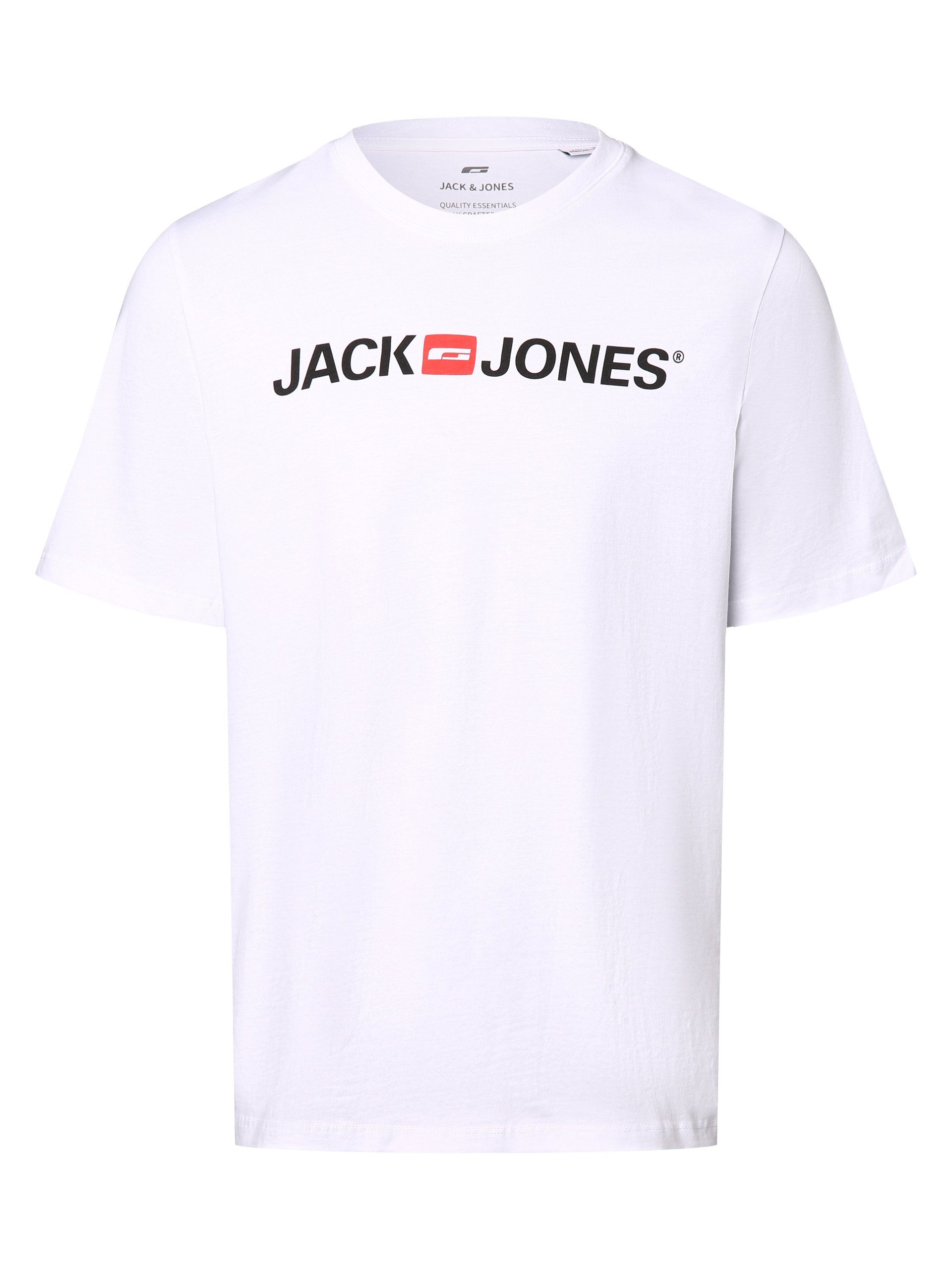 Jack & Jones T-shirt Mężczyźni Dżersej biały