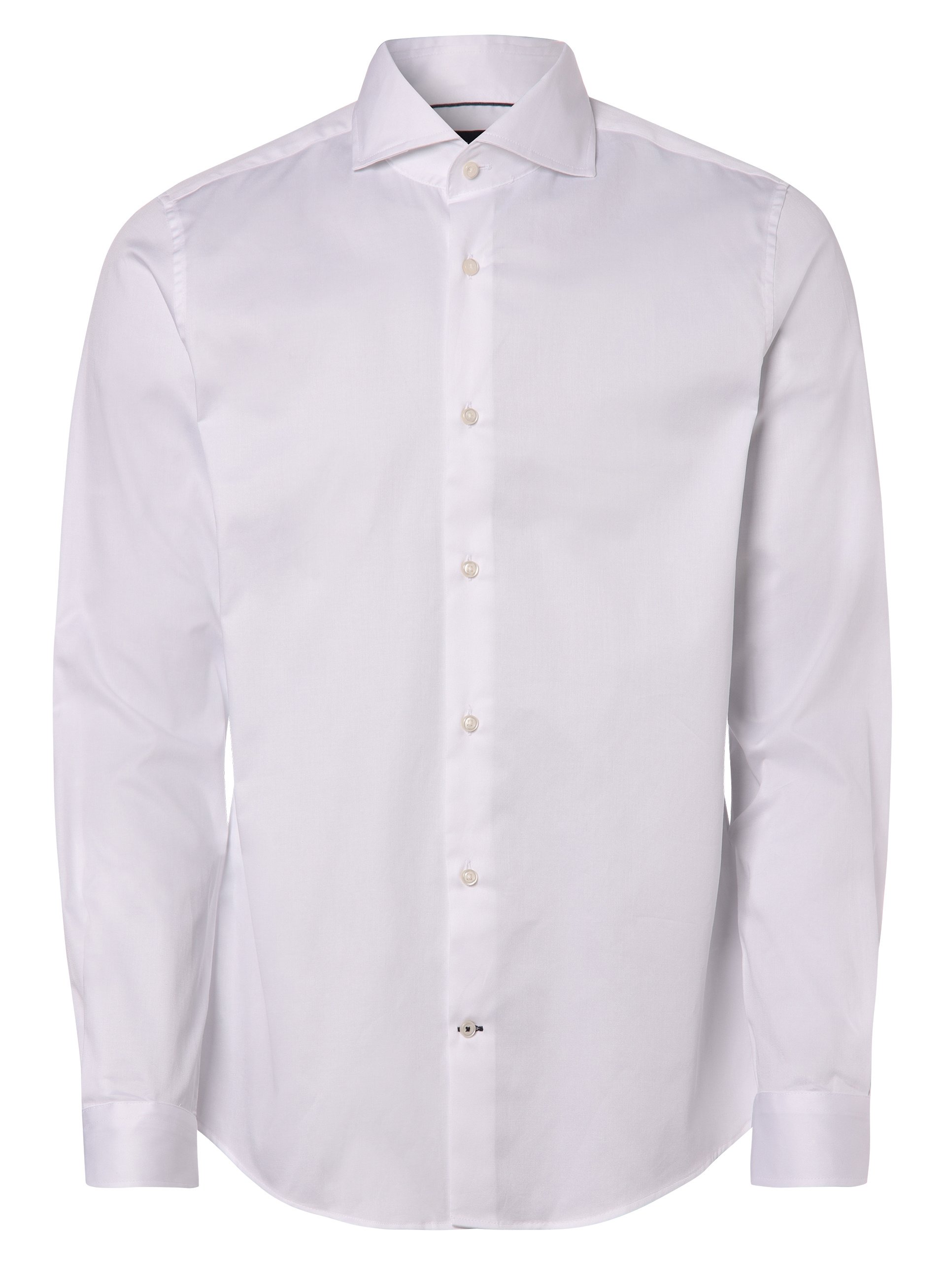 JOOP! Koszula Mężczyźni Slim Fit Bawełna biały kołnierzyk włoski