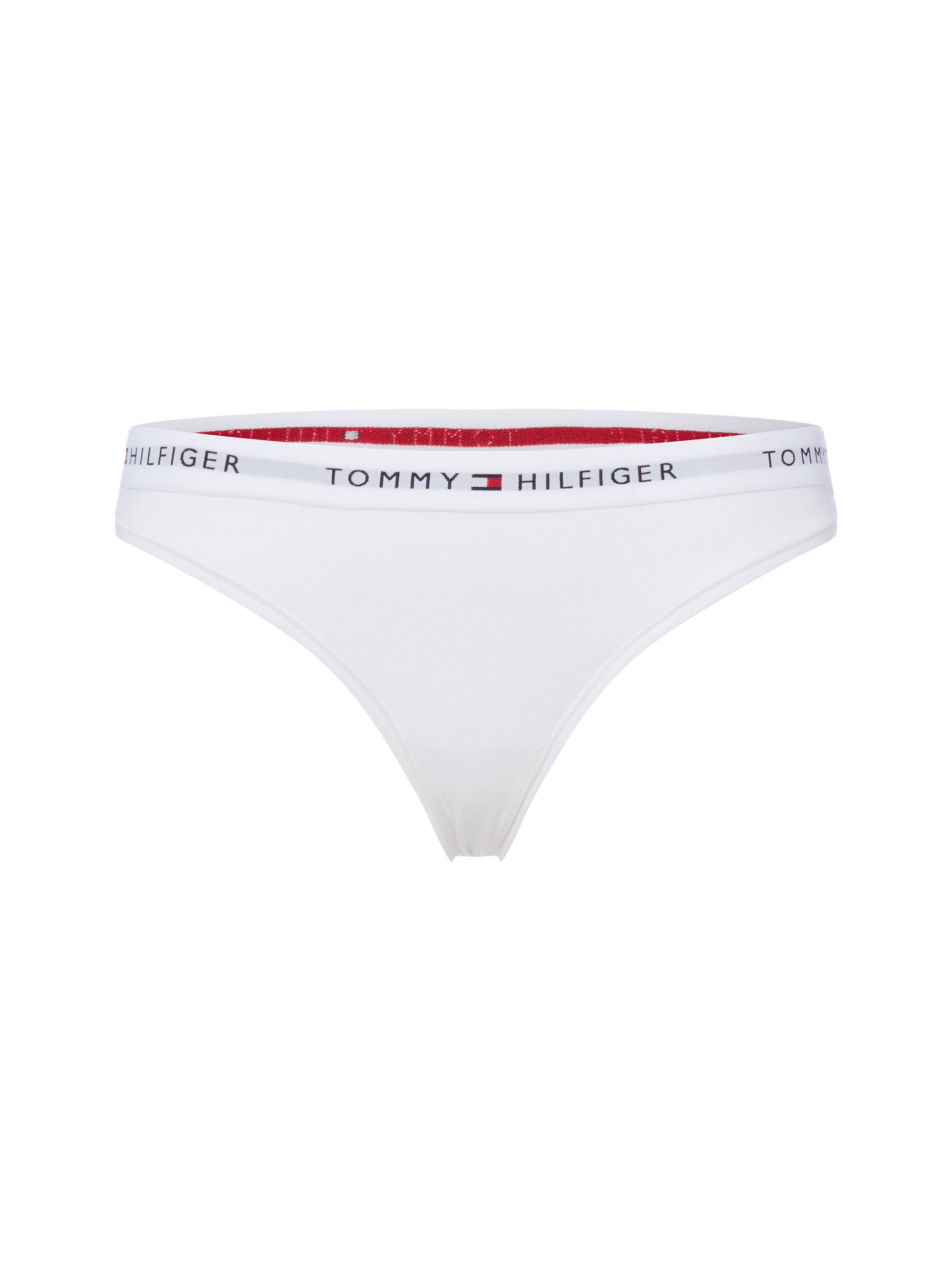 Tommy Hilfiger Stringi Kobiety Dżersej biały