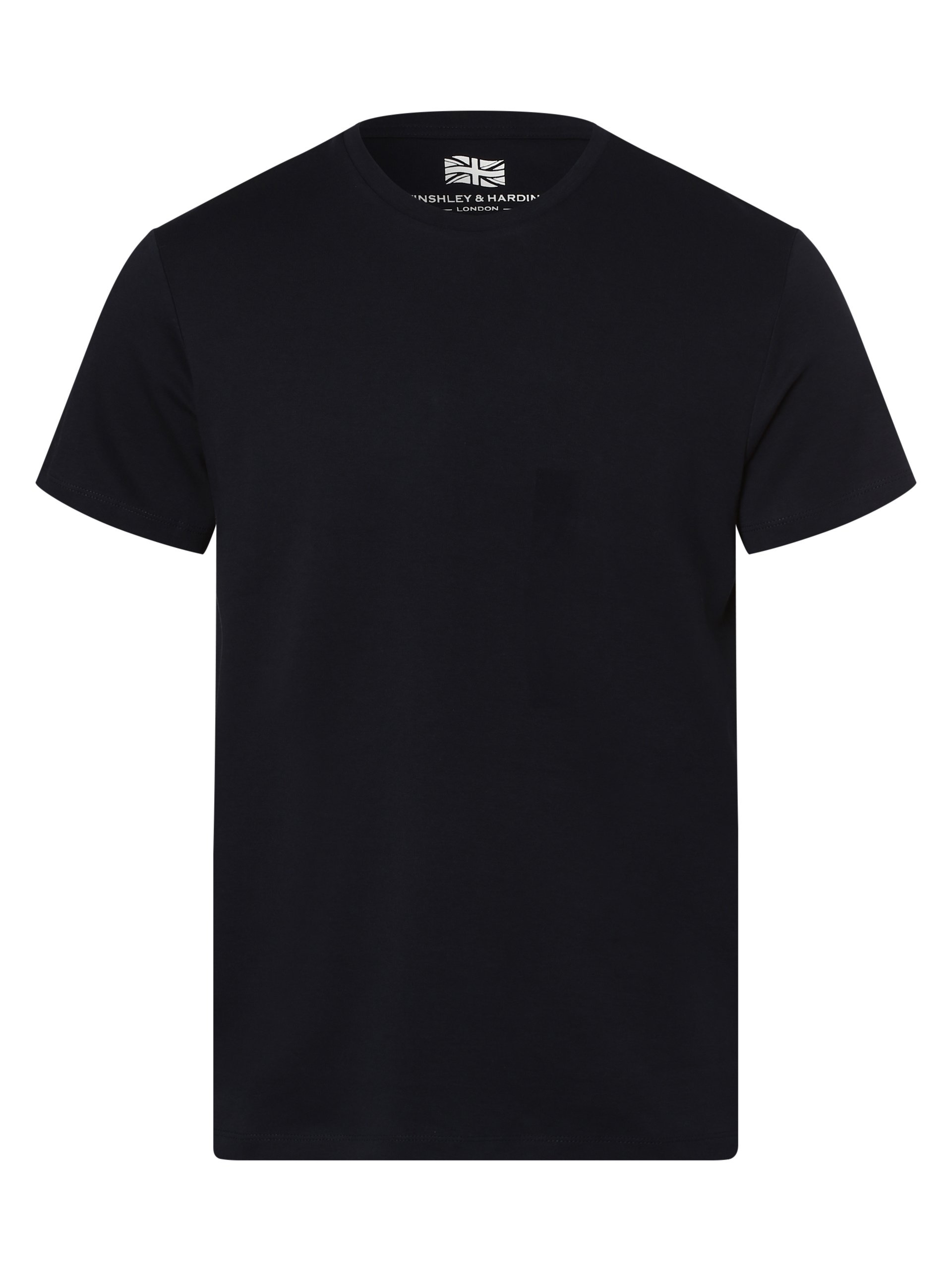 Finshley & Harding London T-shirt Mężczyźni Bawełna niebieski