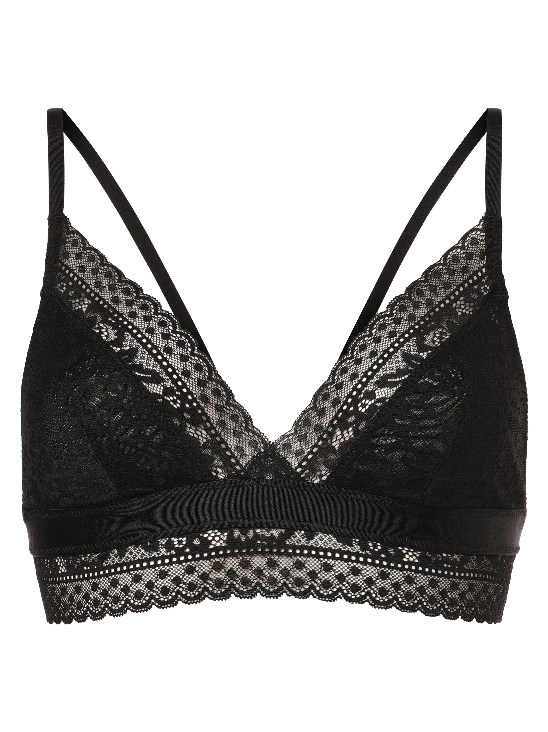 Lascana biustonosz typu bralette Kobiety czarny