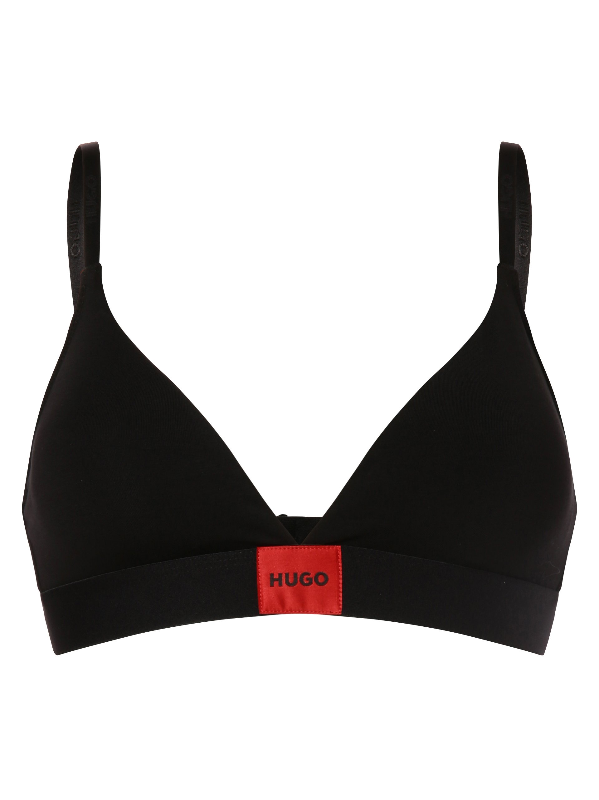 HUGO biustonosz typu bralette Kobiety Dżersej czarny