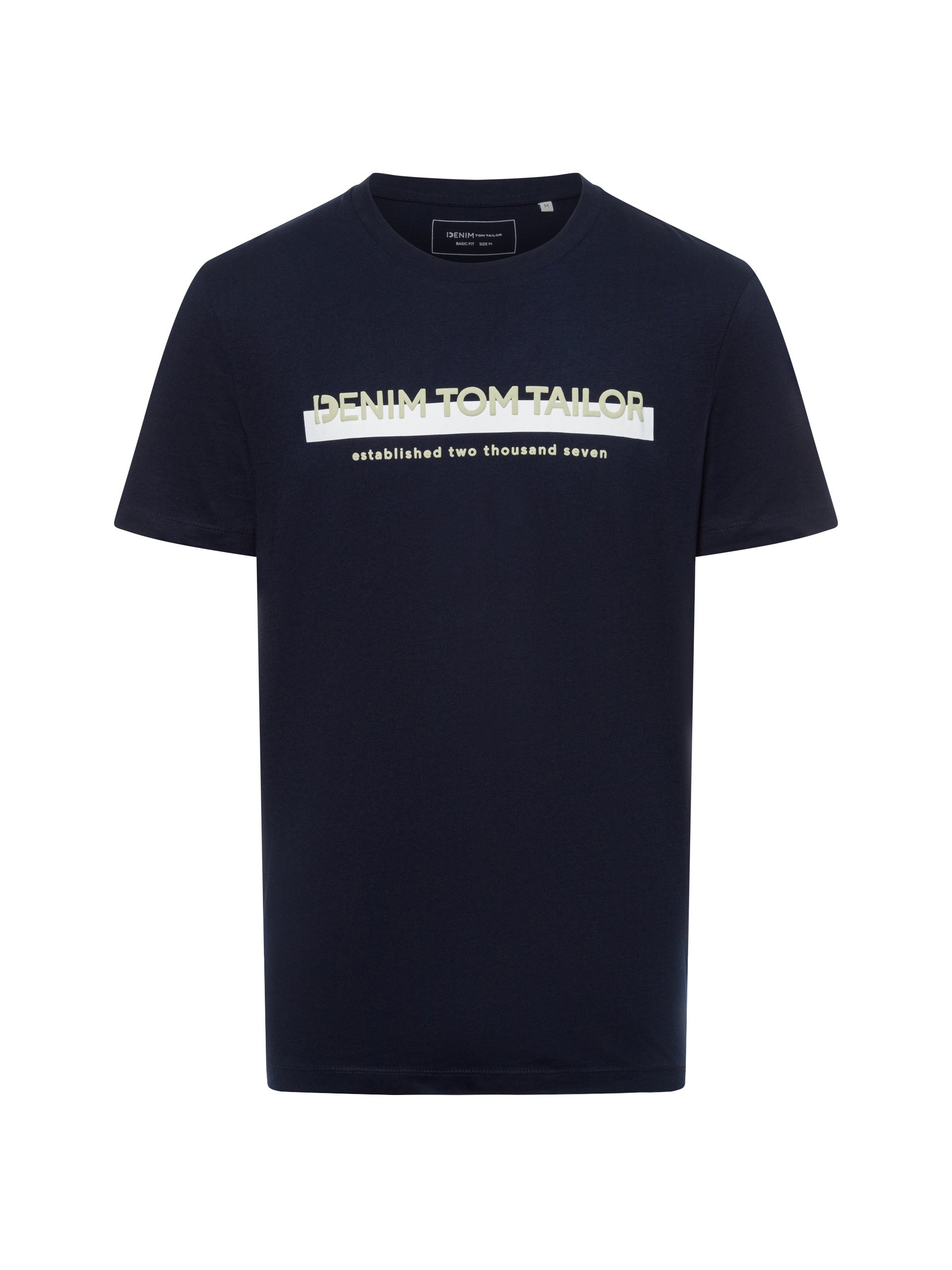 Tom Tailor Denim T-shirt Mężczyźni Bawełna niebieski