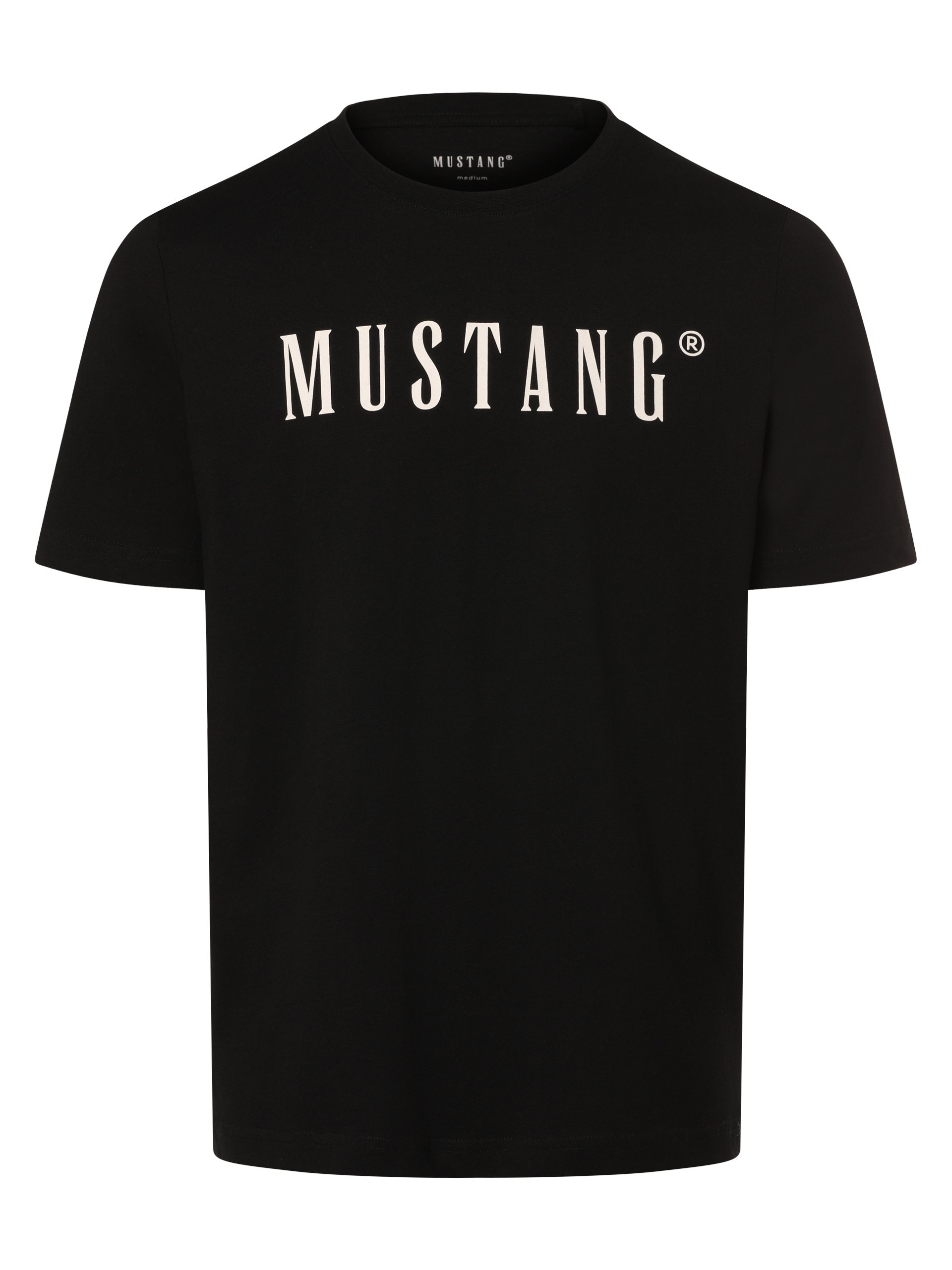 Mustang Koszulka - Austin Mężczyźni Bawełna czarny