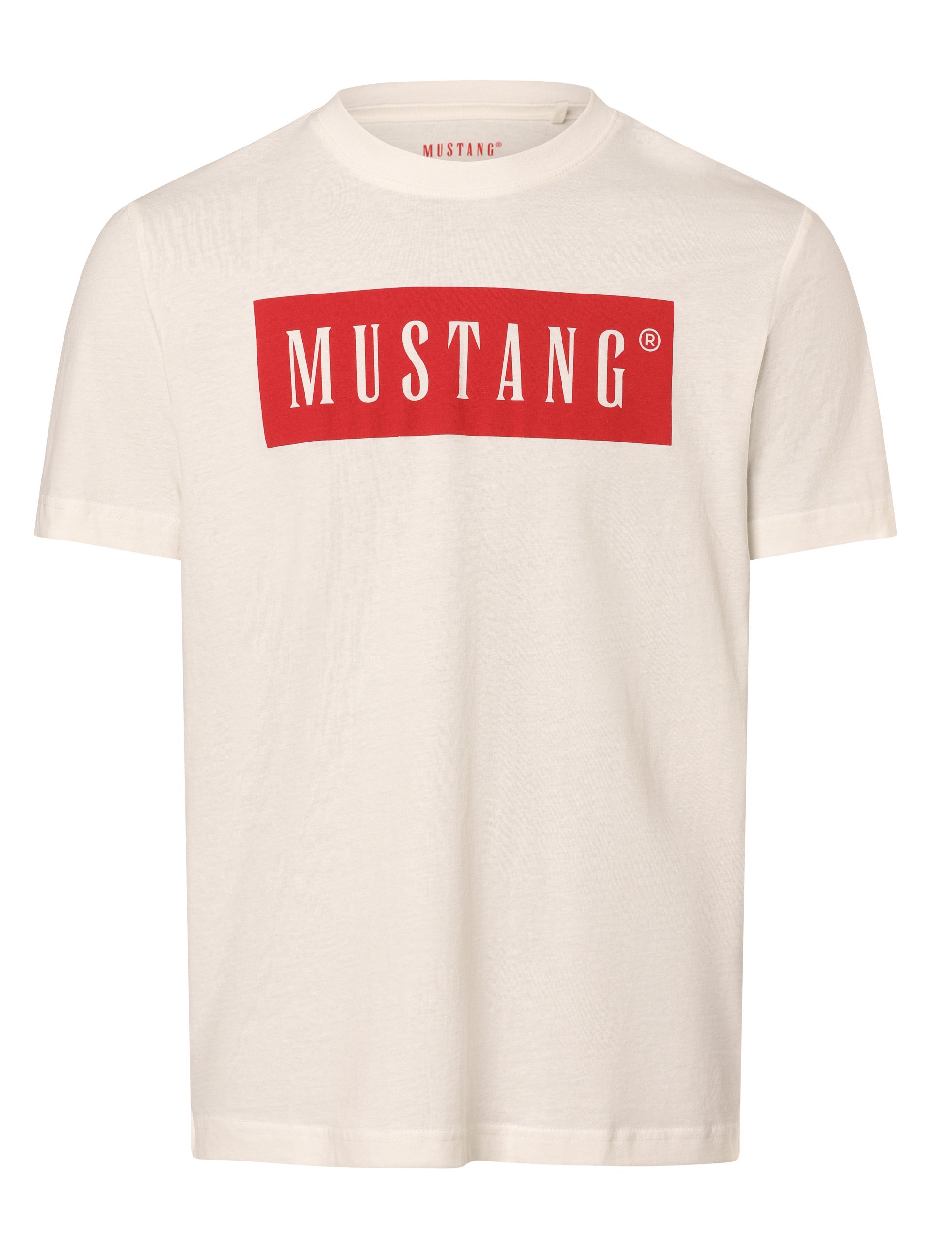 Mustang Koszulka - Austin Mężczyźni Dżersej biały