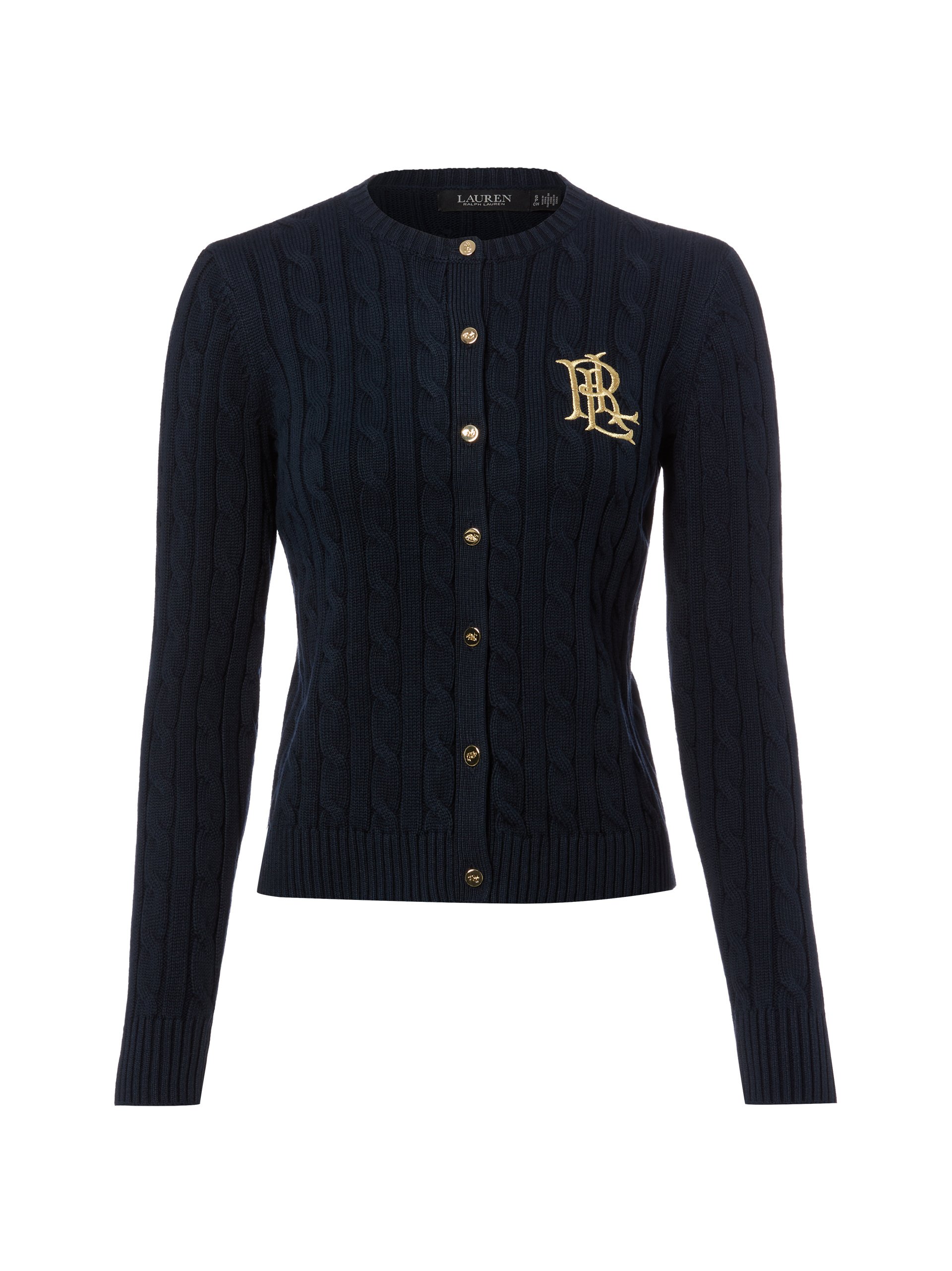 Lauren Ralph Lauren Kardigan Kobiety Bawełna niebieski