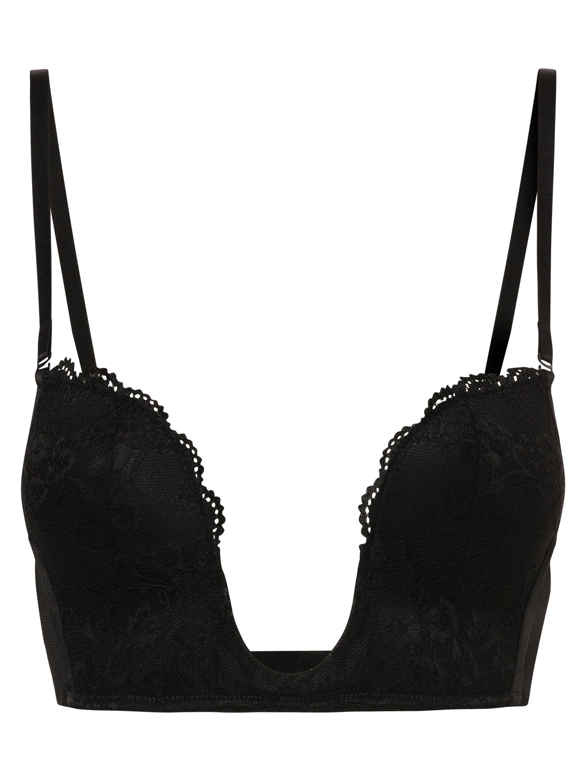 MAGIC Bodyfashion biustonosz V-Bra Lace Kobiety czarny, 80A