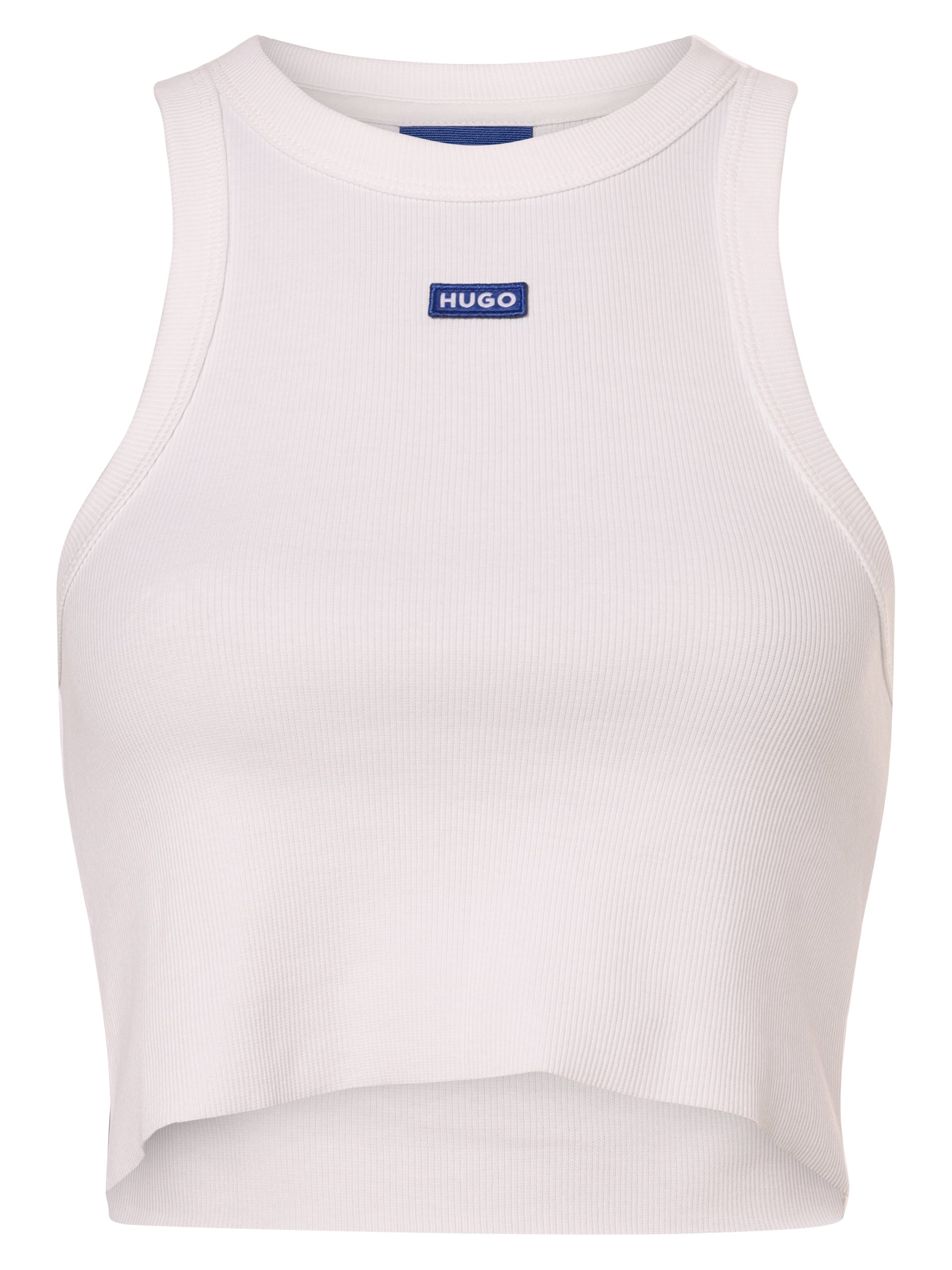 HUGO BLUE Top - Baby Tank_B Kobiety Bawełna biały