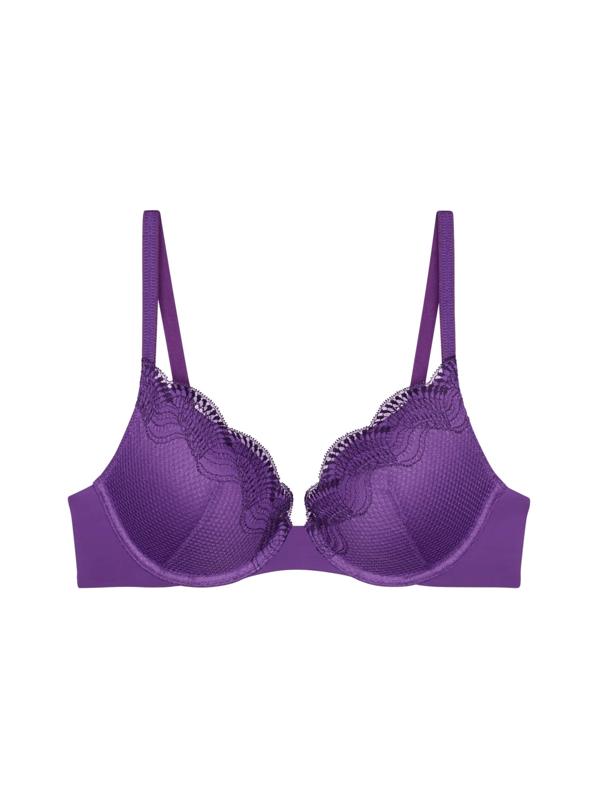 Triumph Biustonosz na fiszbinach - Comfort Glam Kobiety Sztuczne włókno lila, 80C