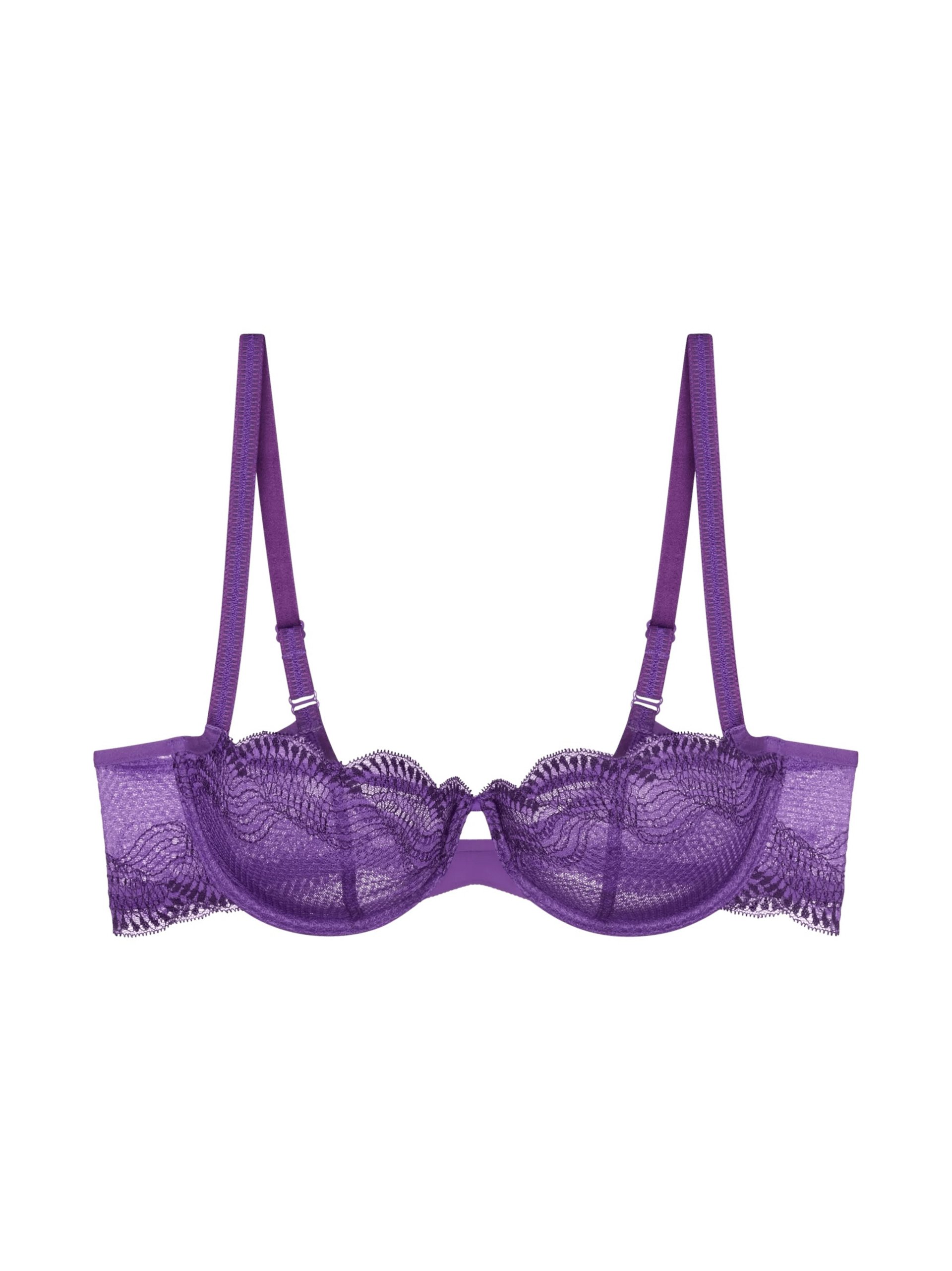 Triumph Biustonosz na fiszbinach - Comfort Glam Kobiety Sztuczne włókno lila, 90C