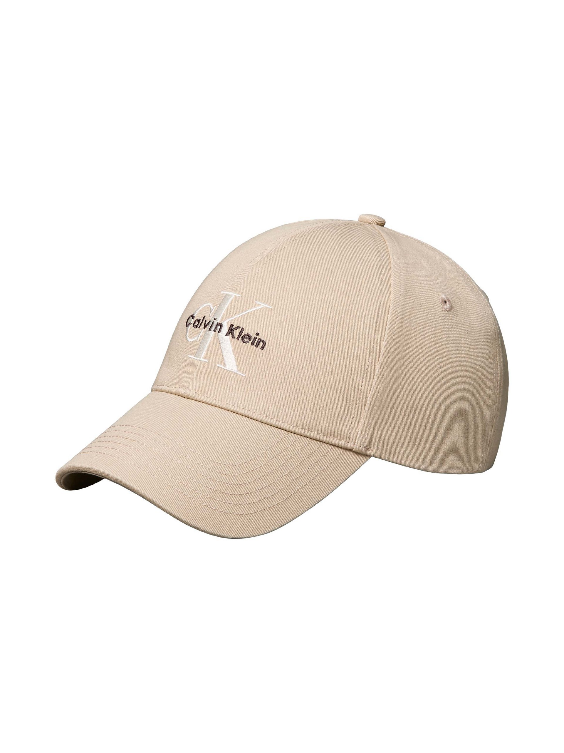 Calvin Klein Czapka Mężczyźni Bawełna brązowy