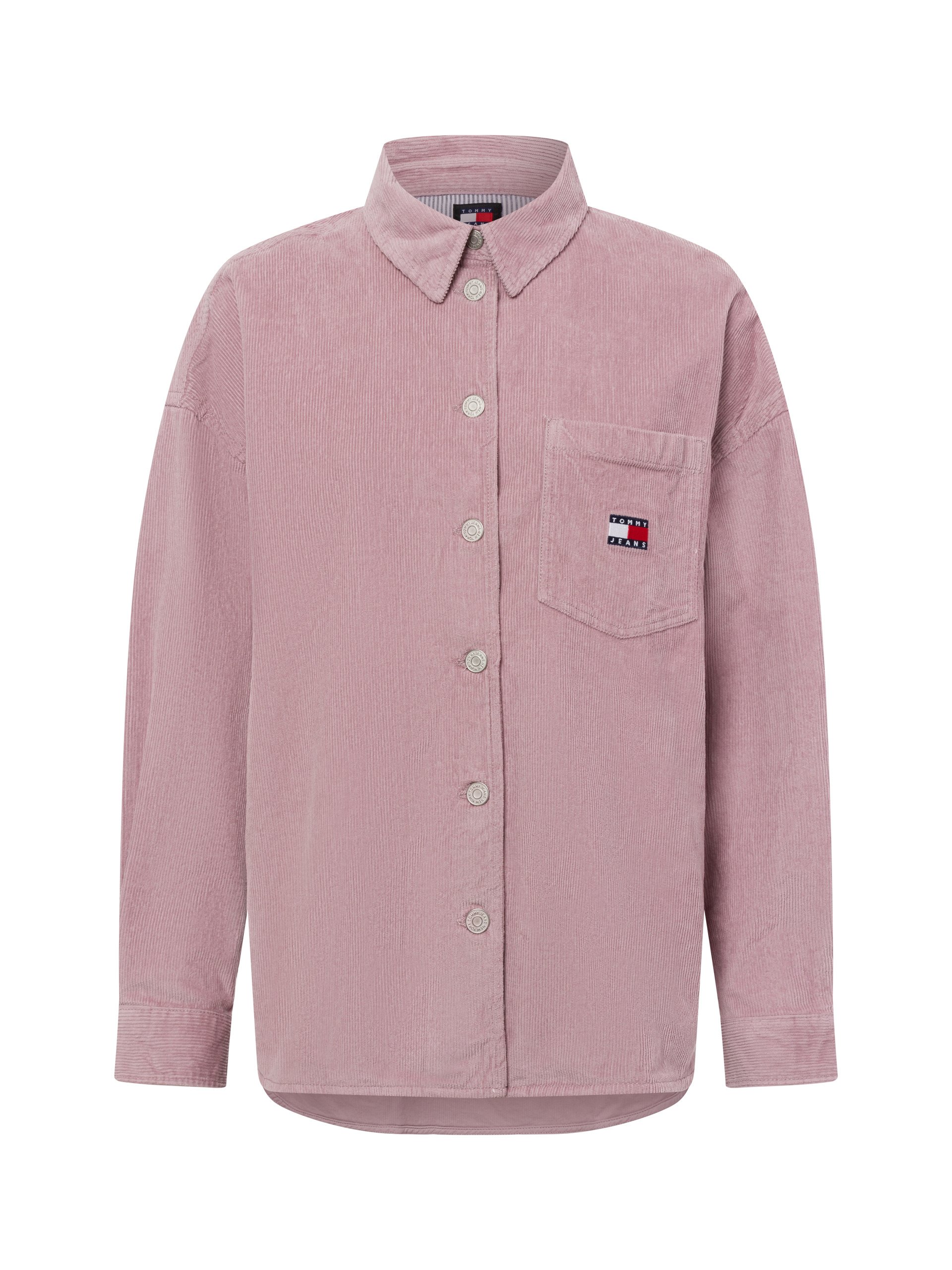 Tommy Jeans Bluzka Kobiety Sztruks różowy