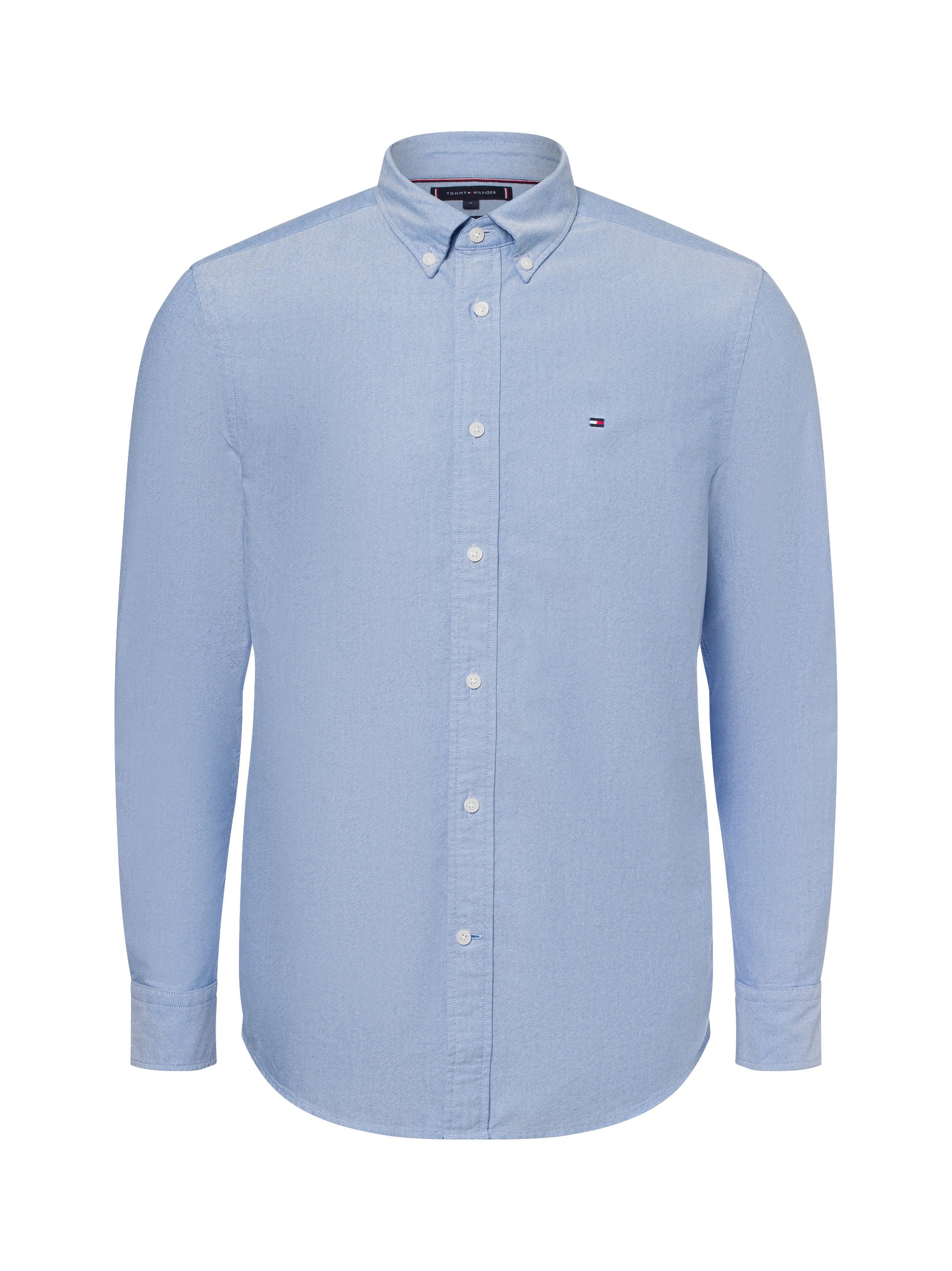 Tommy Hilfiger Koszula Mężczyźni Regular Fit Bawełna niebieski|biały