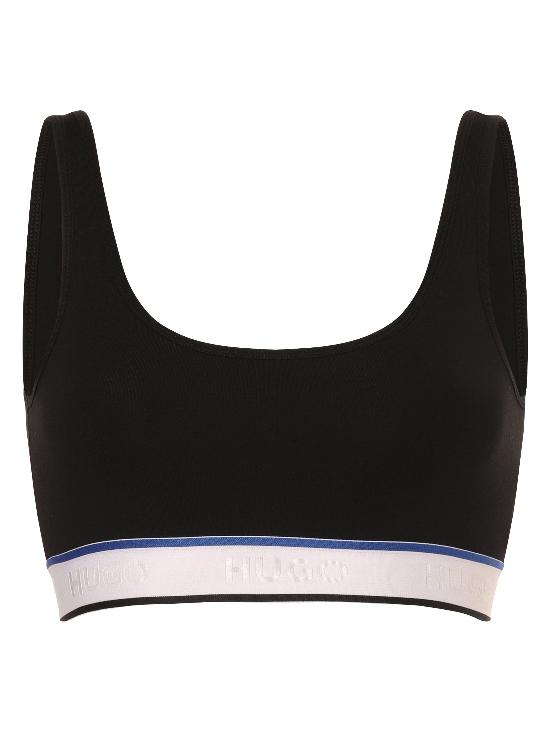 HUGO BLUE Biustonosz - Bralette Blue Kobiety Bawełna czarny